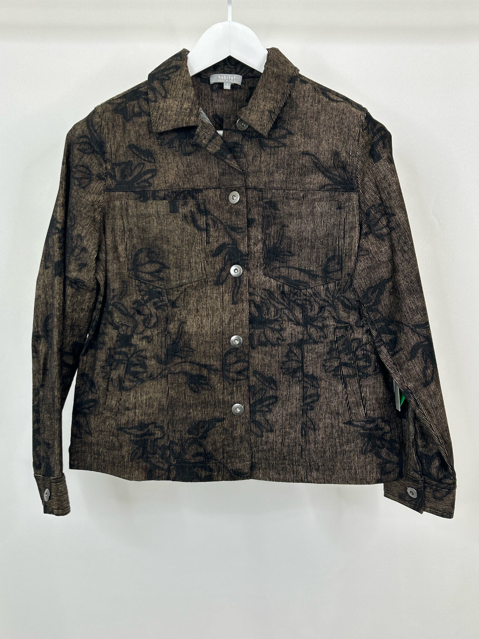 HABITAT Size S Brown Print Women Jacket