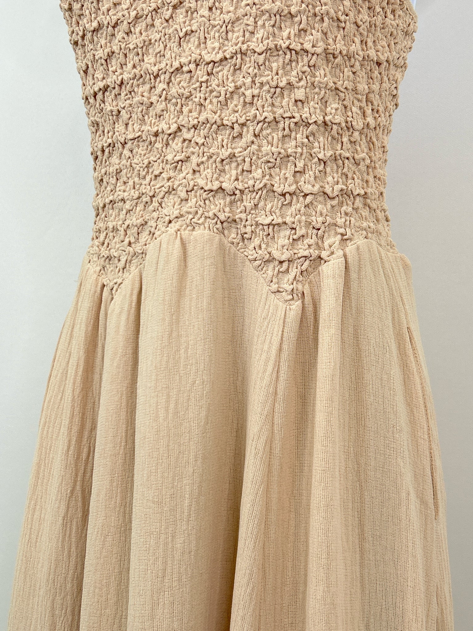 ILLA ILLA Size S Beige Women Dress