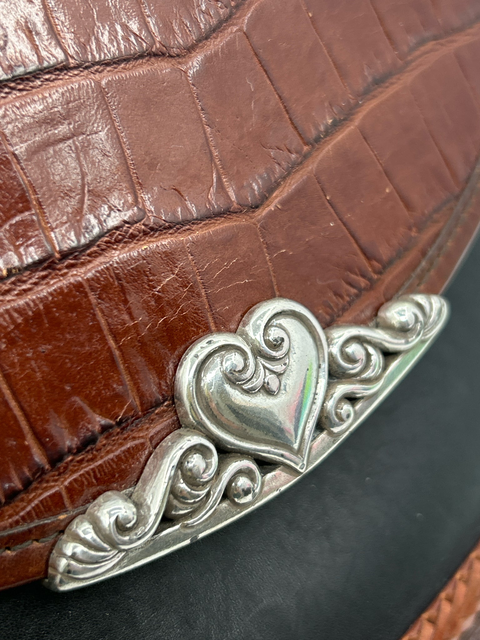 BRIGHTON Black & Brown Women Purse