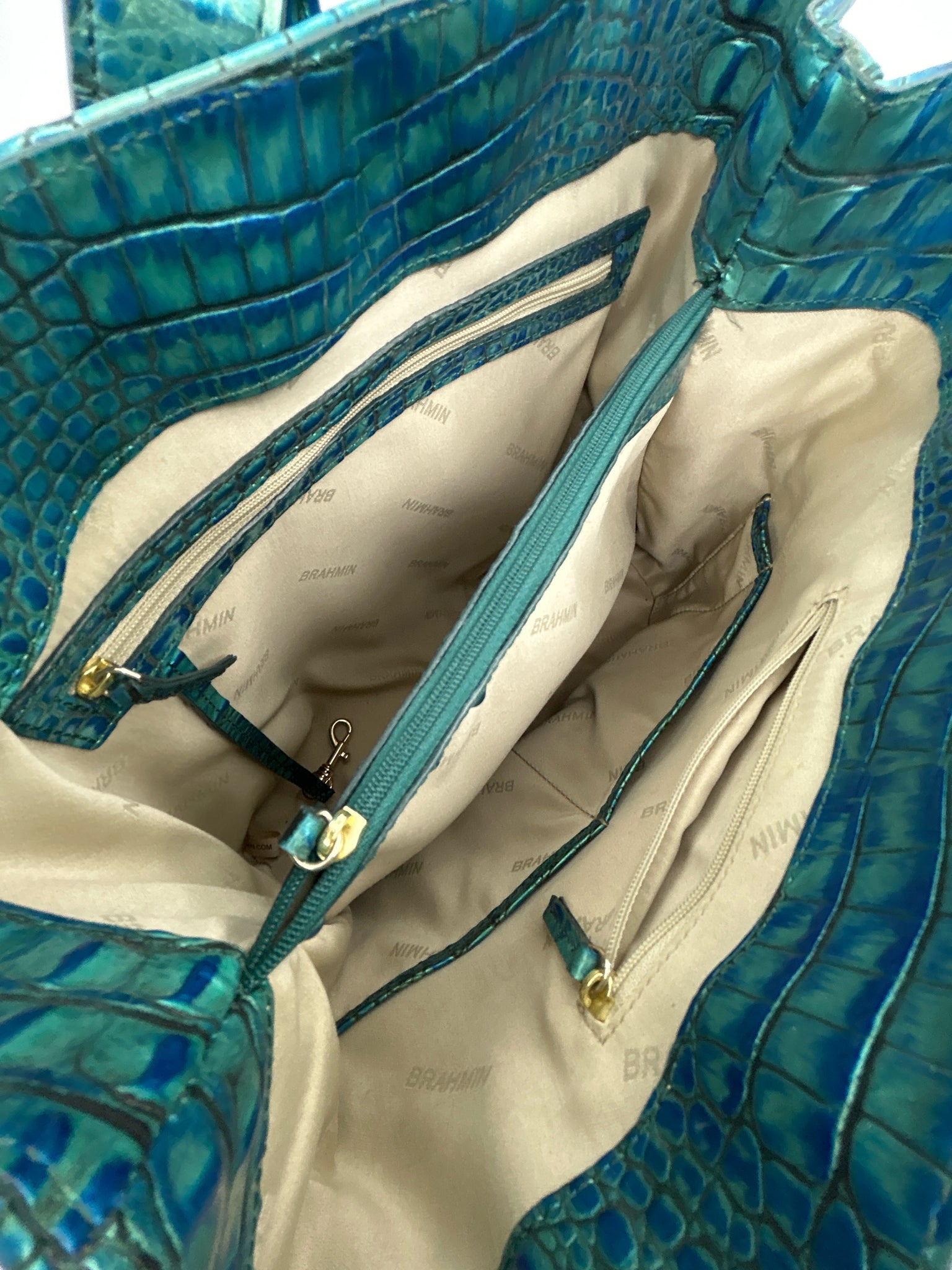 BRAHMIN Teal Women Purse