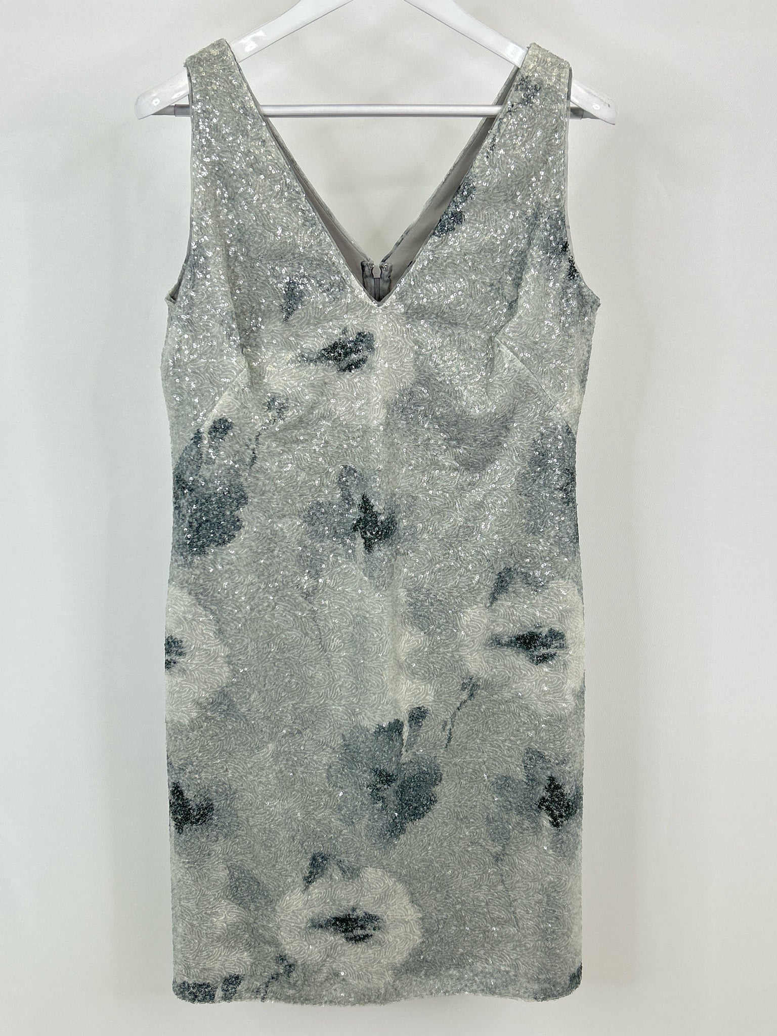 Lauren Ralph Lauren Size 12 Silver Women Dress