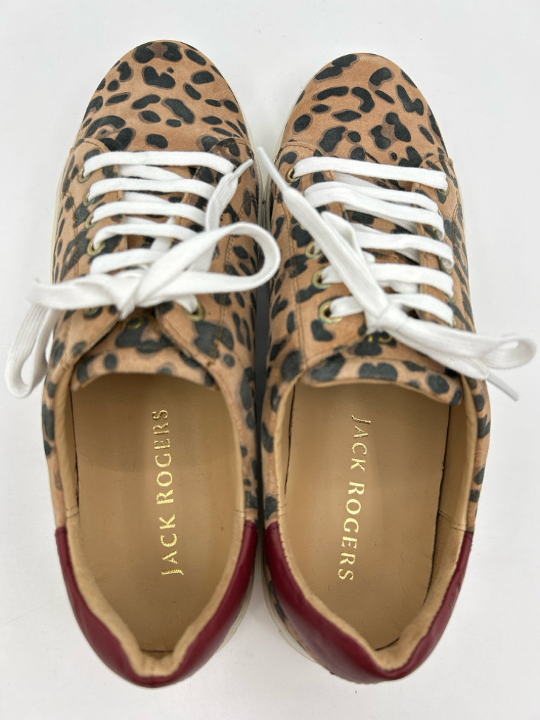 JACK ROGERS Size 9.5M LEOPARD Sneakers