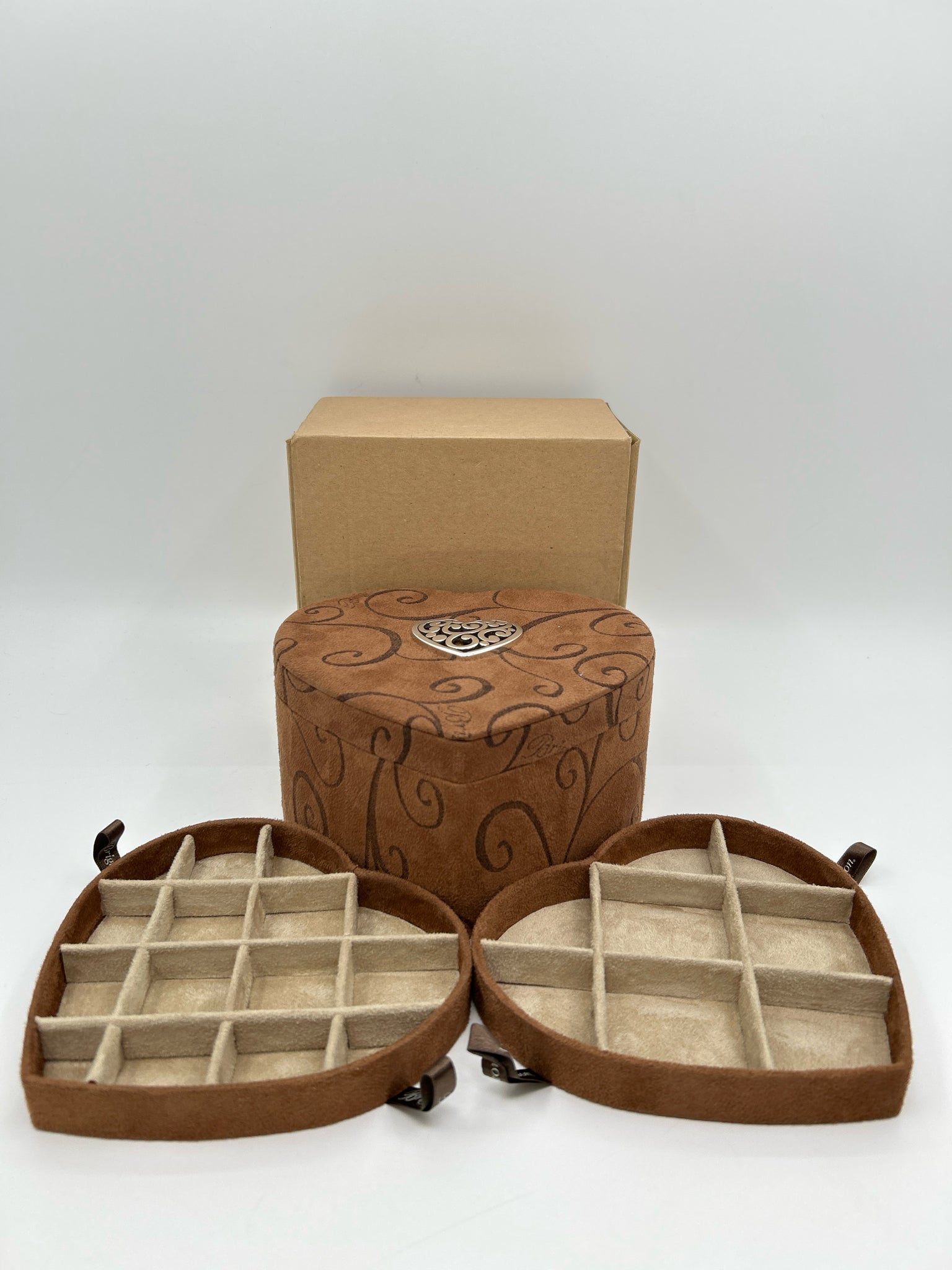BRIGHTON NWT Brown Jewelry Box/Holder