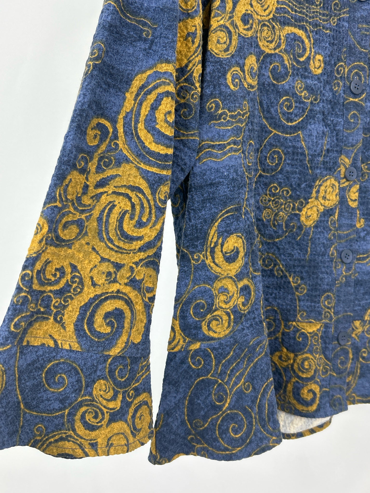 HABITAT Size S blue and gold Women Shirt