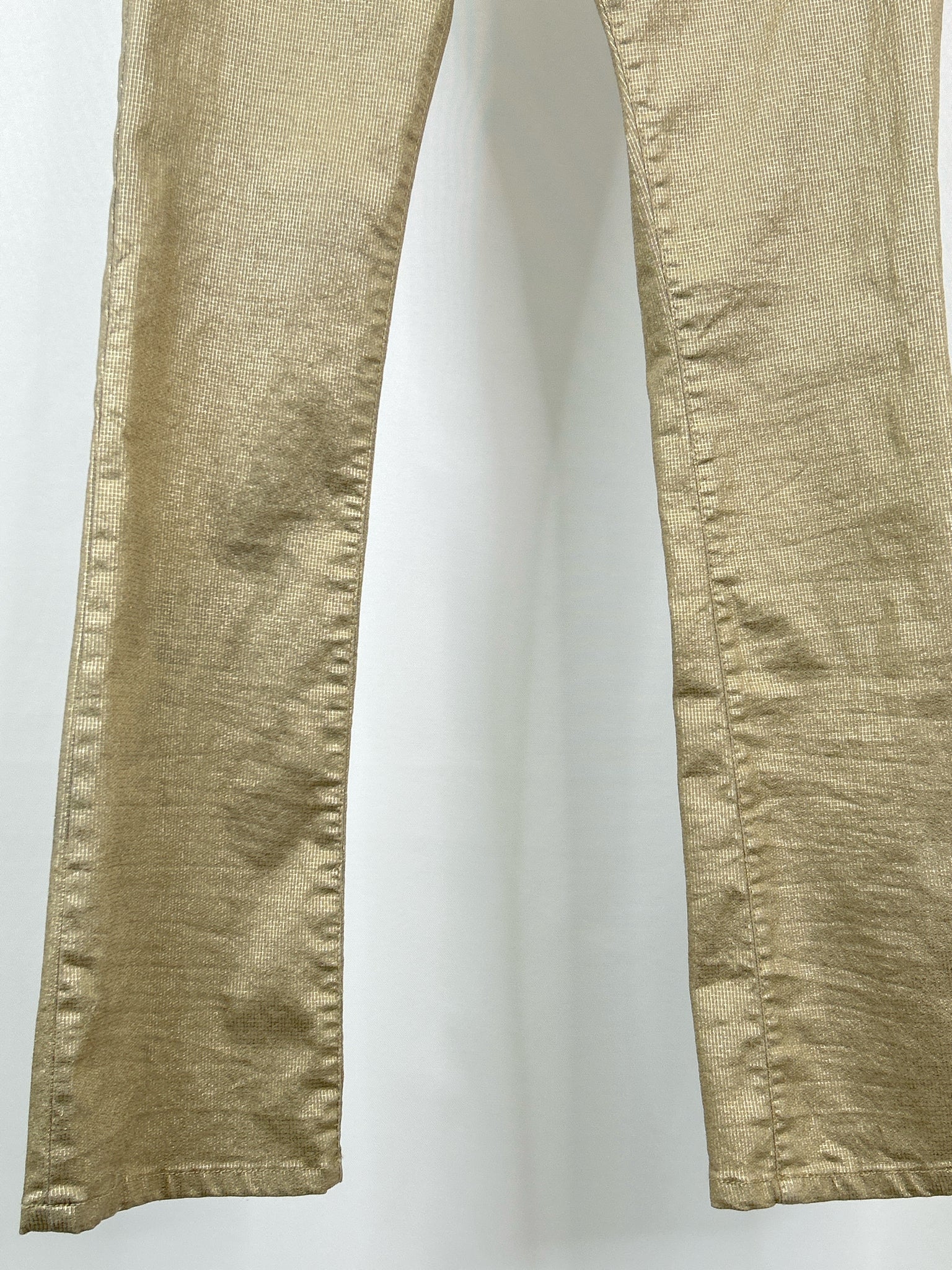 Flog Size 27/4 gold metallic Women Pants