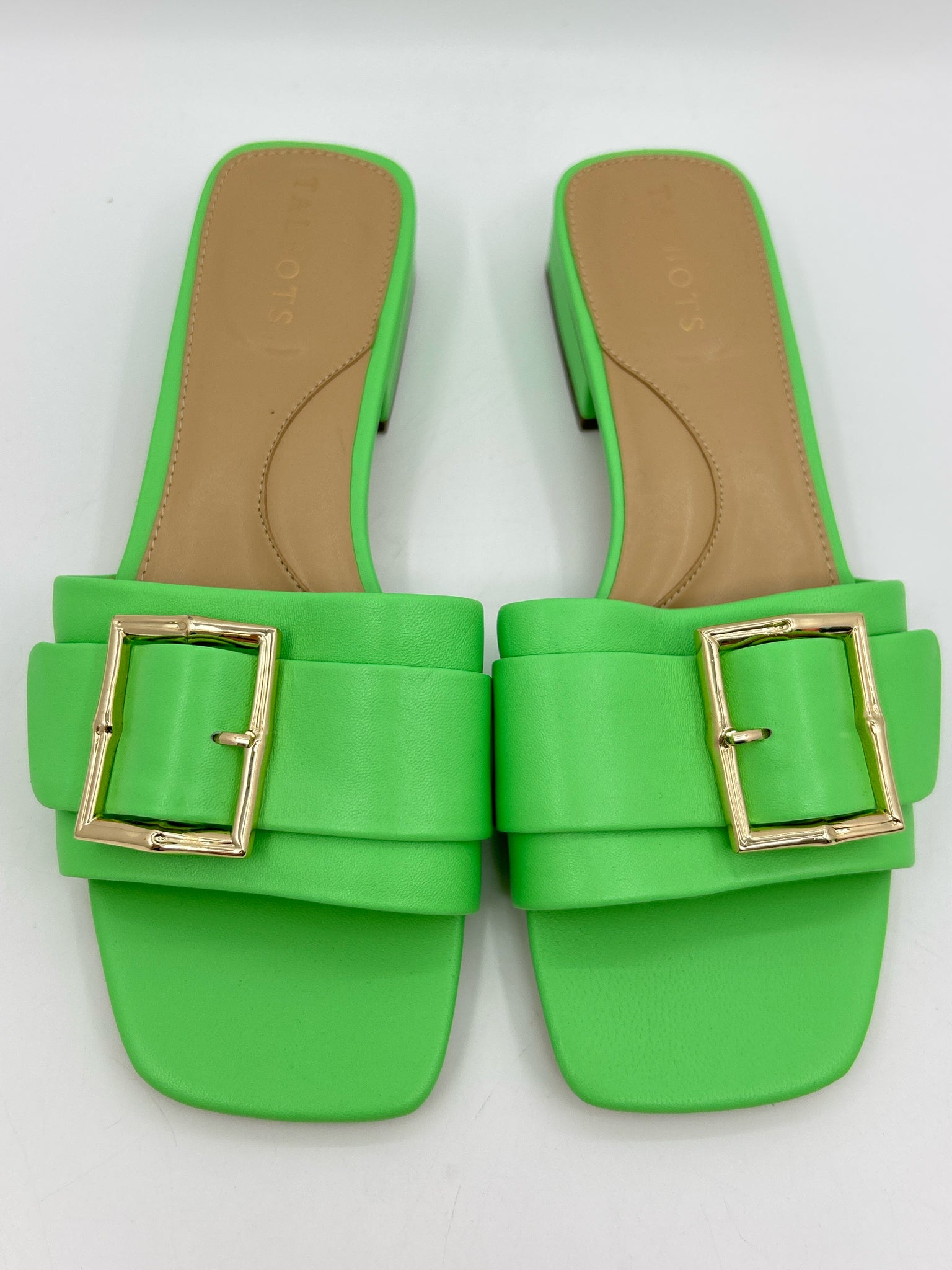 TALBOTS Size 8.5M NEON GREEN Women Sandal