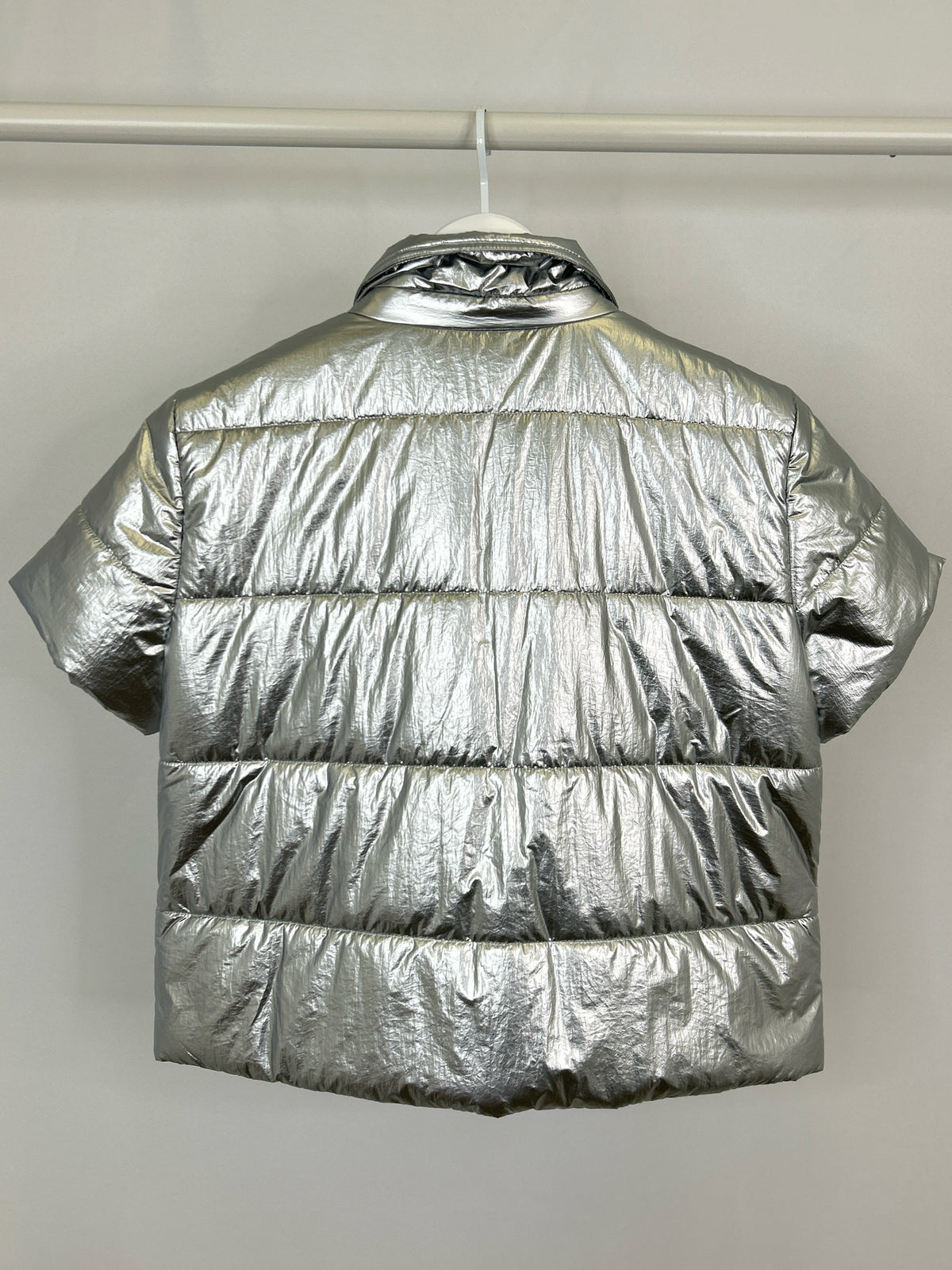 j. society Size XL Silver Women Jacket