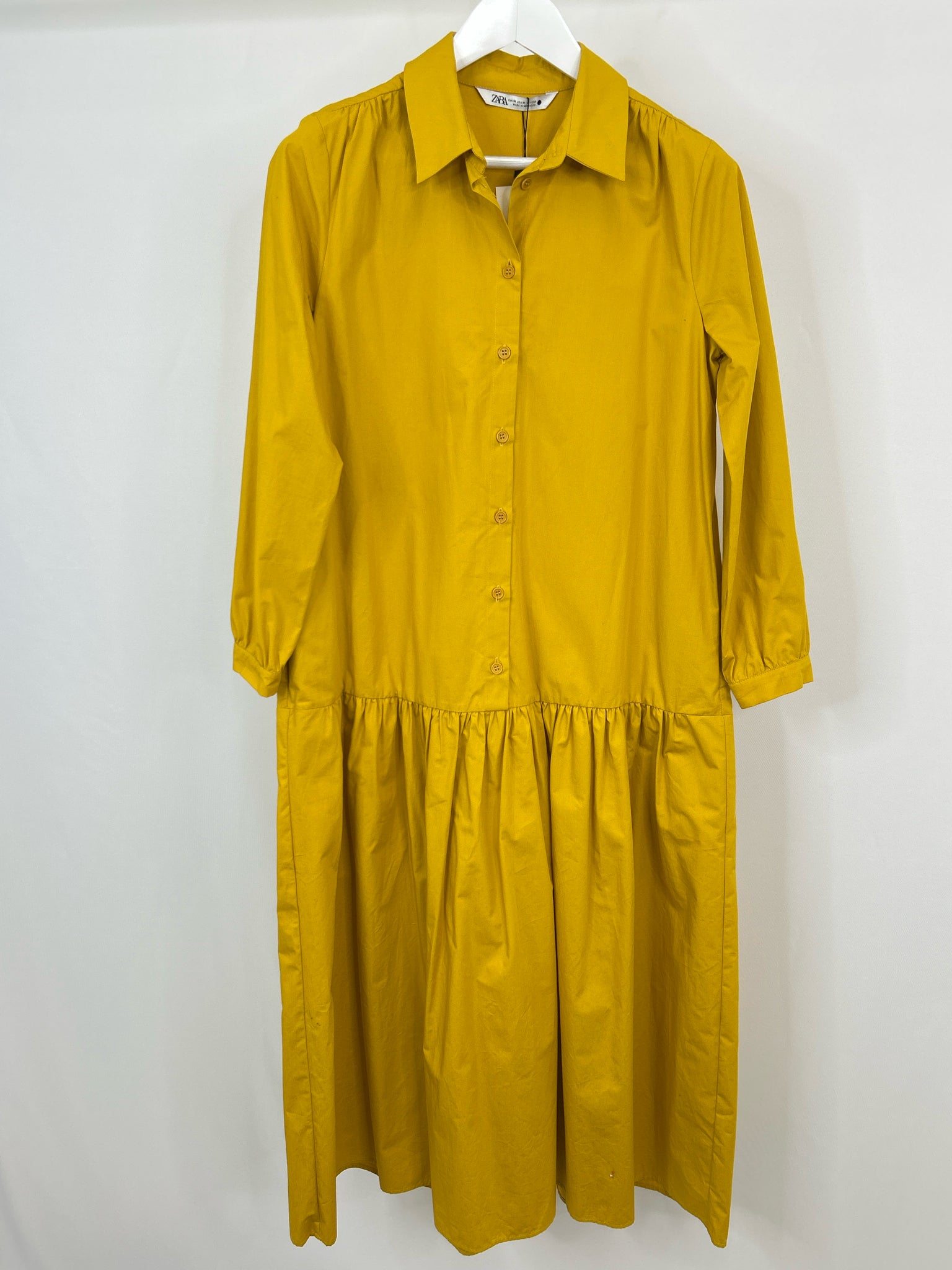 ZARA Size M Yellow Women Dress