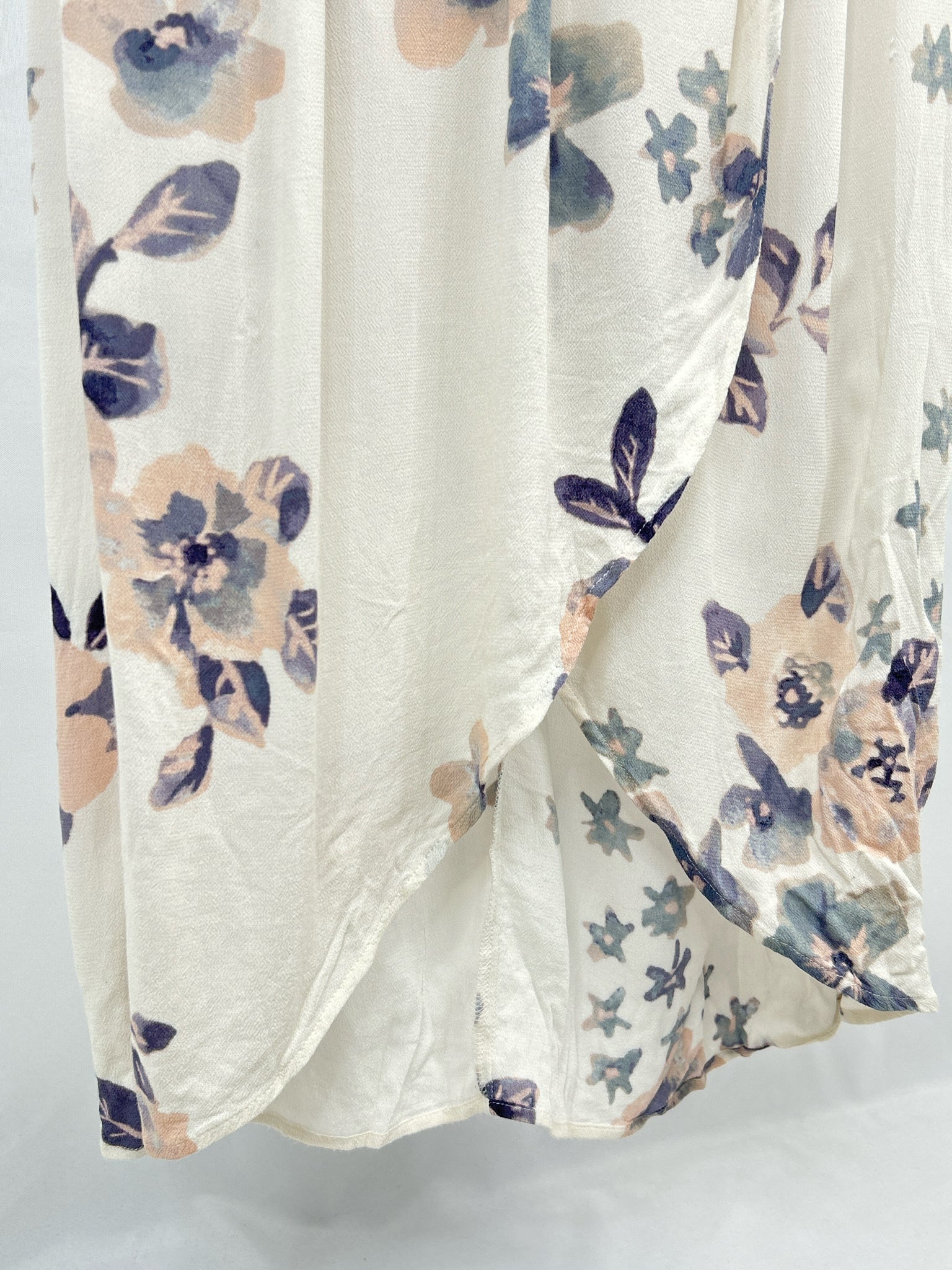LOVESTITCH Size M Cream Print Women's Dress