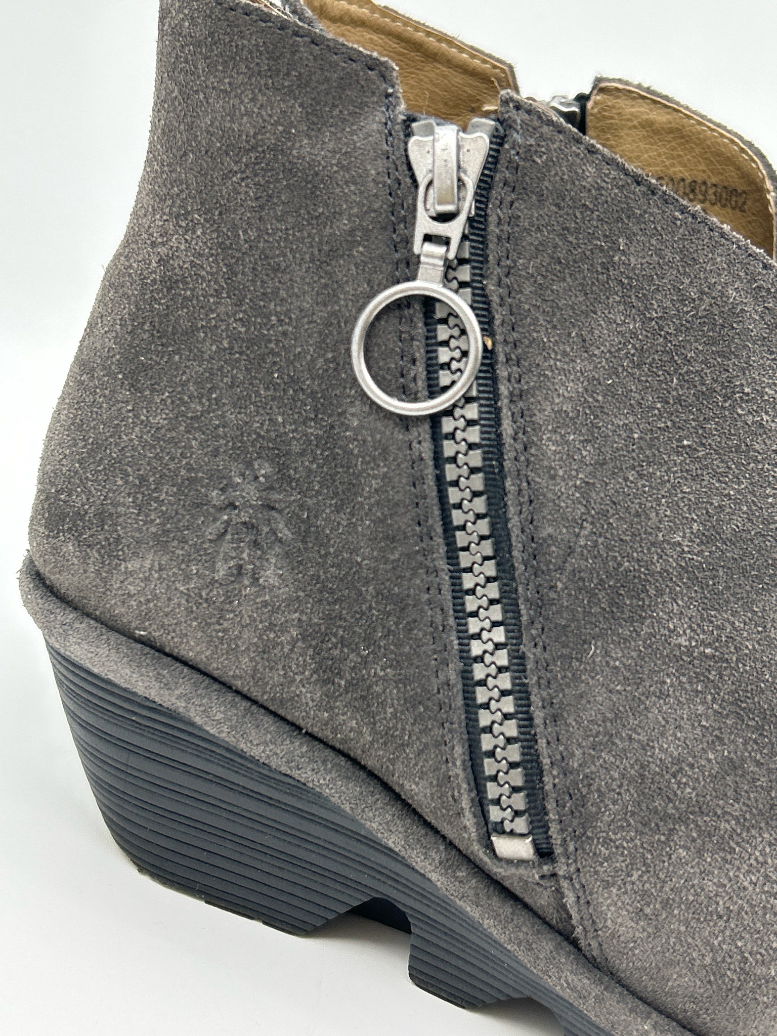 FLY LONDON Size 39 Charcoal Women Booties