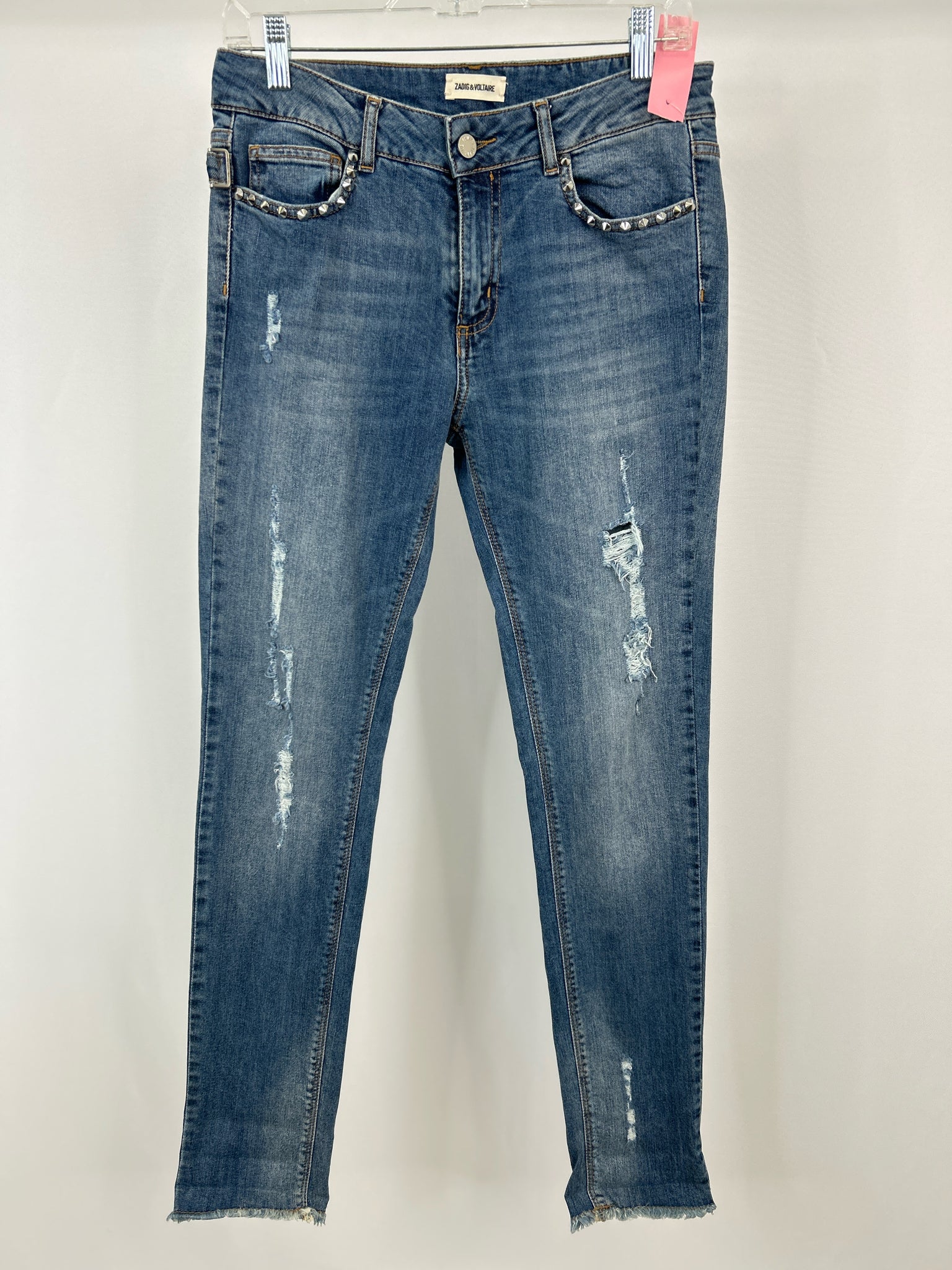 ZADIG&VOLTAIRE Size 26/2 BLUE DENIM Women jeans