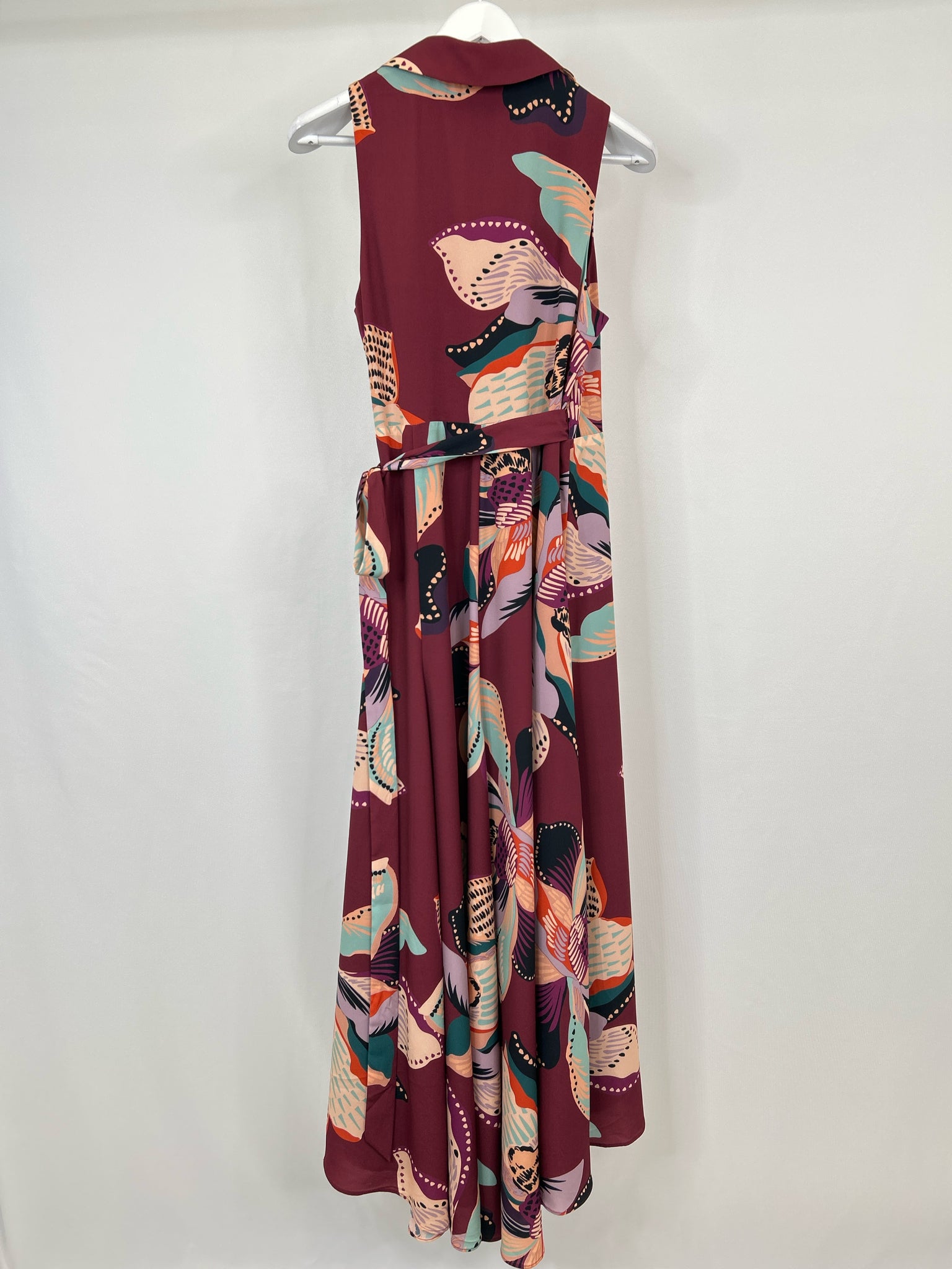 HUTCH Size M Maroon Floral Women Dress