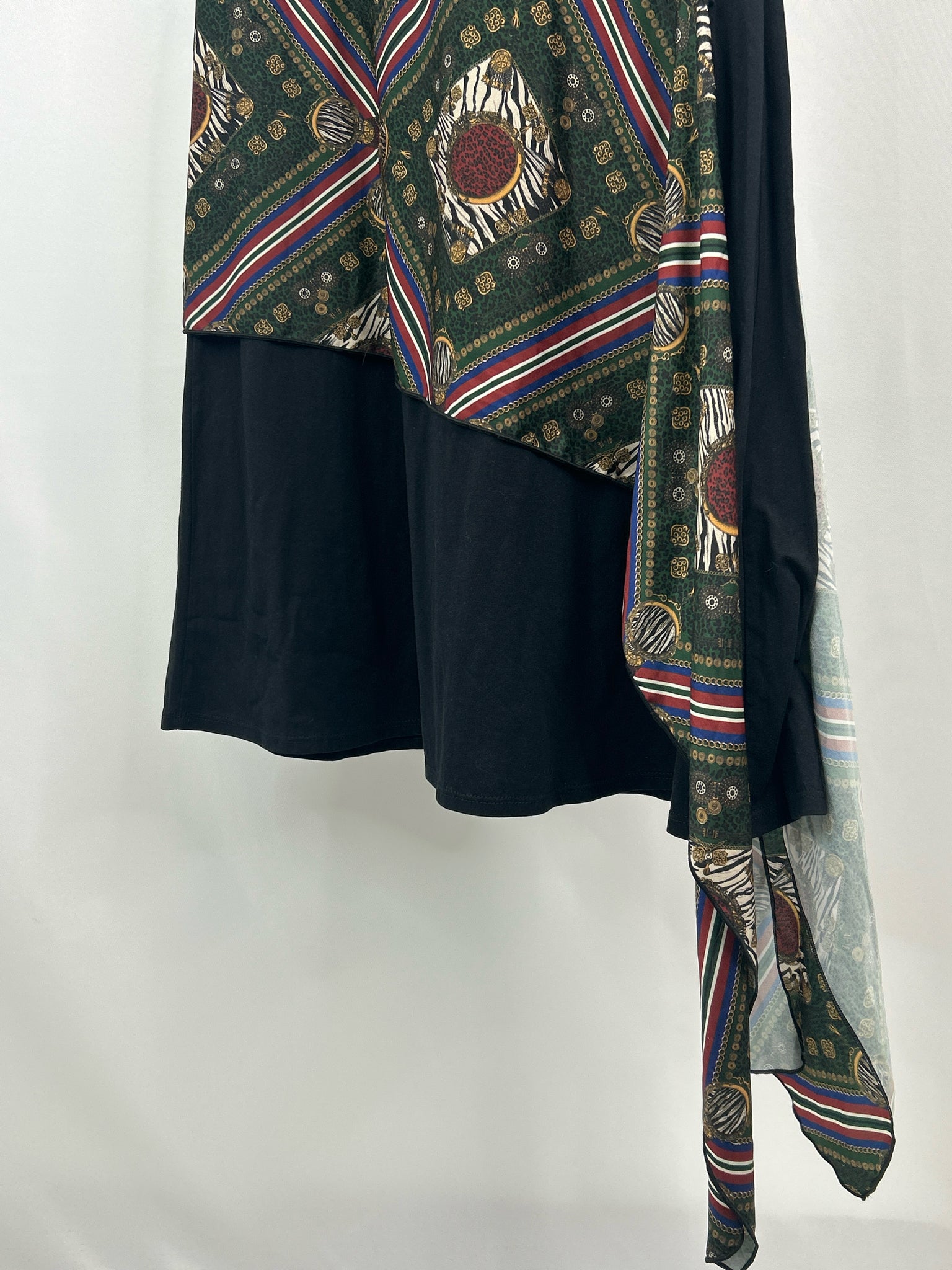 ZARA Size M Black Print Women Dress