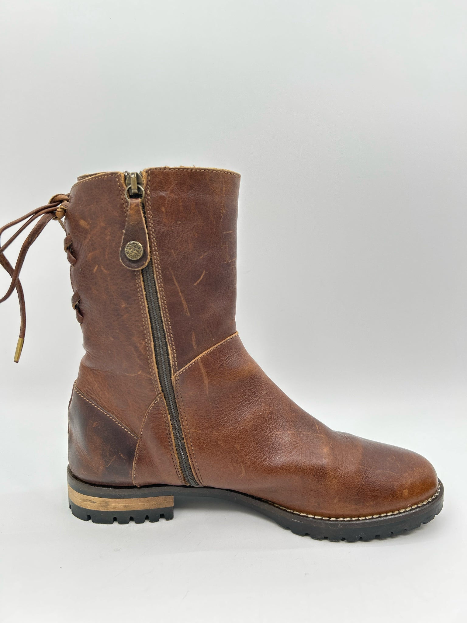 FABIANELLI Size 39 Brown Women Boots
