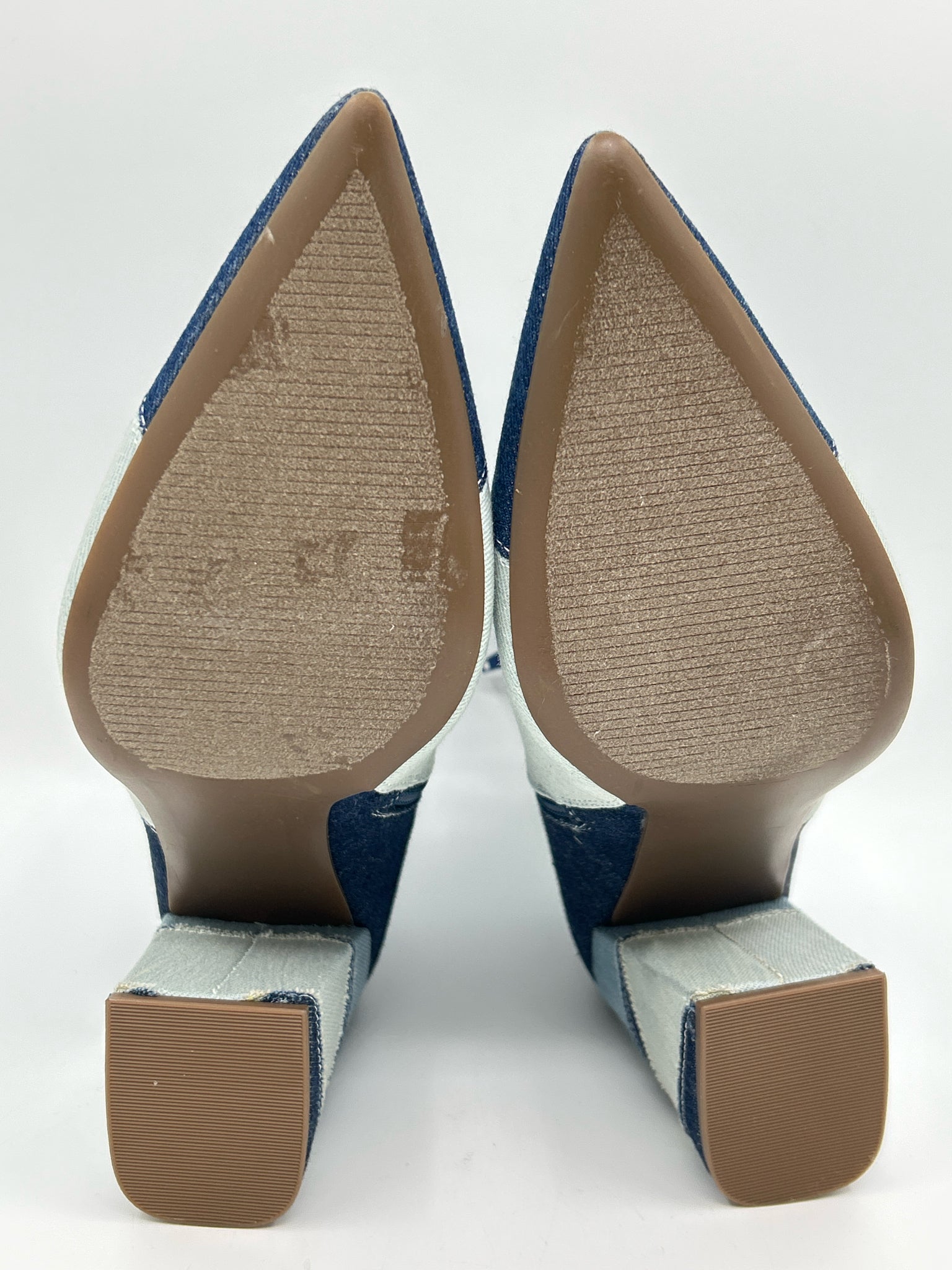 MADDEN GIRL Size 10M BLUE DENIM Women Booties