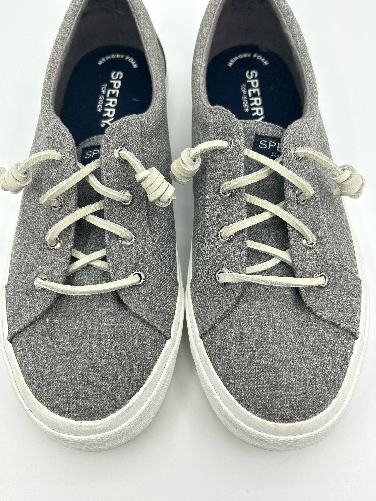SPERRY Size 8 Gray Women Sneakers