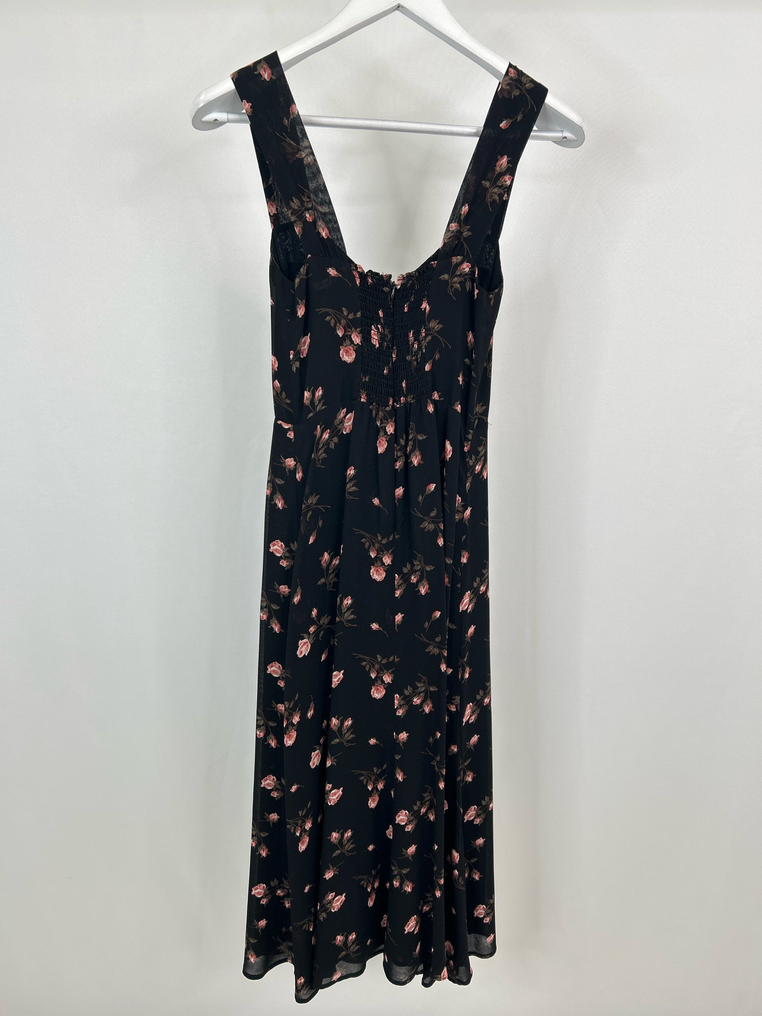 REFORMATION Size 4 Black Print Women Dress