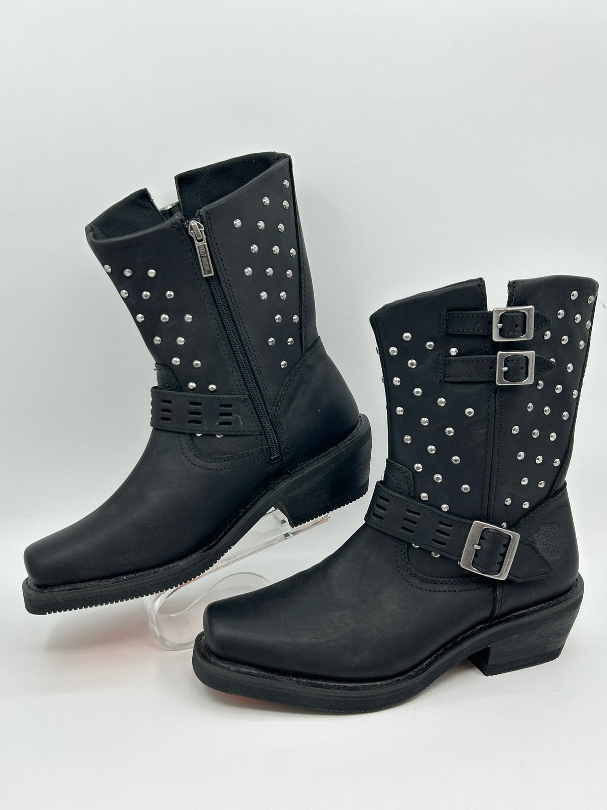 HARLEY DAVIDSON NWOB Size 10 Black Women Boots