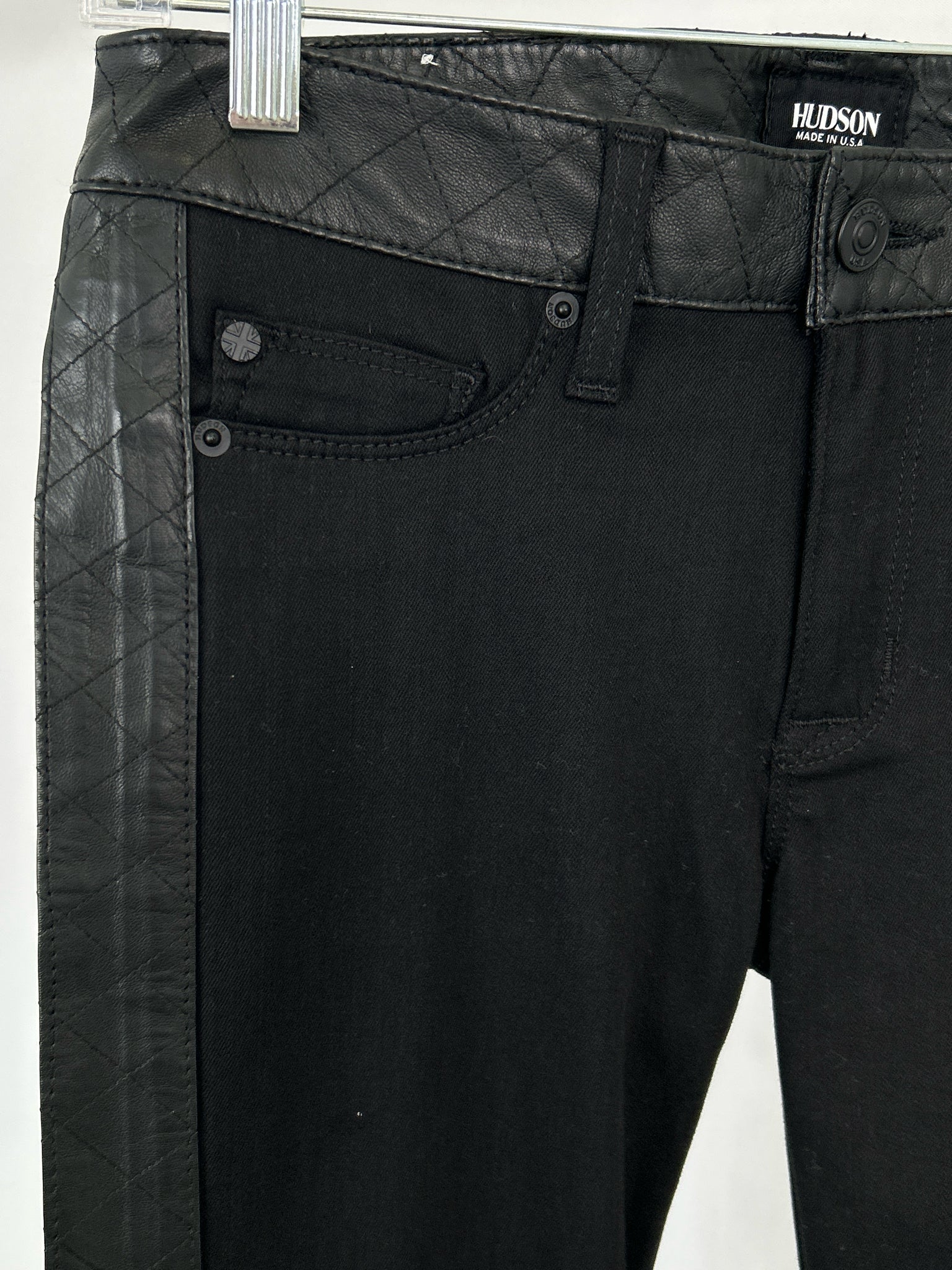 HUDSON Size 27/4 Black Women jeans