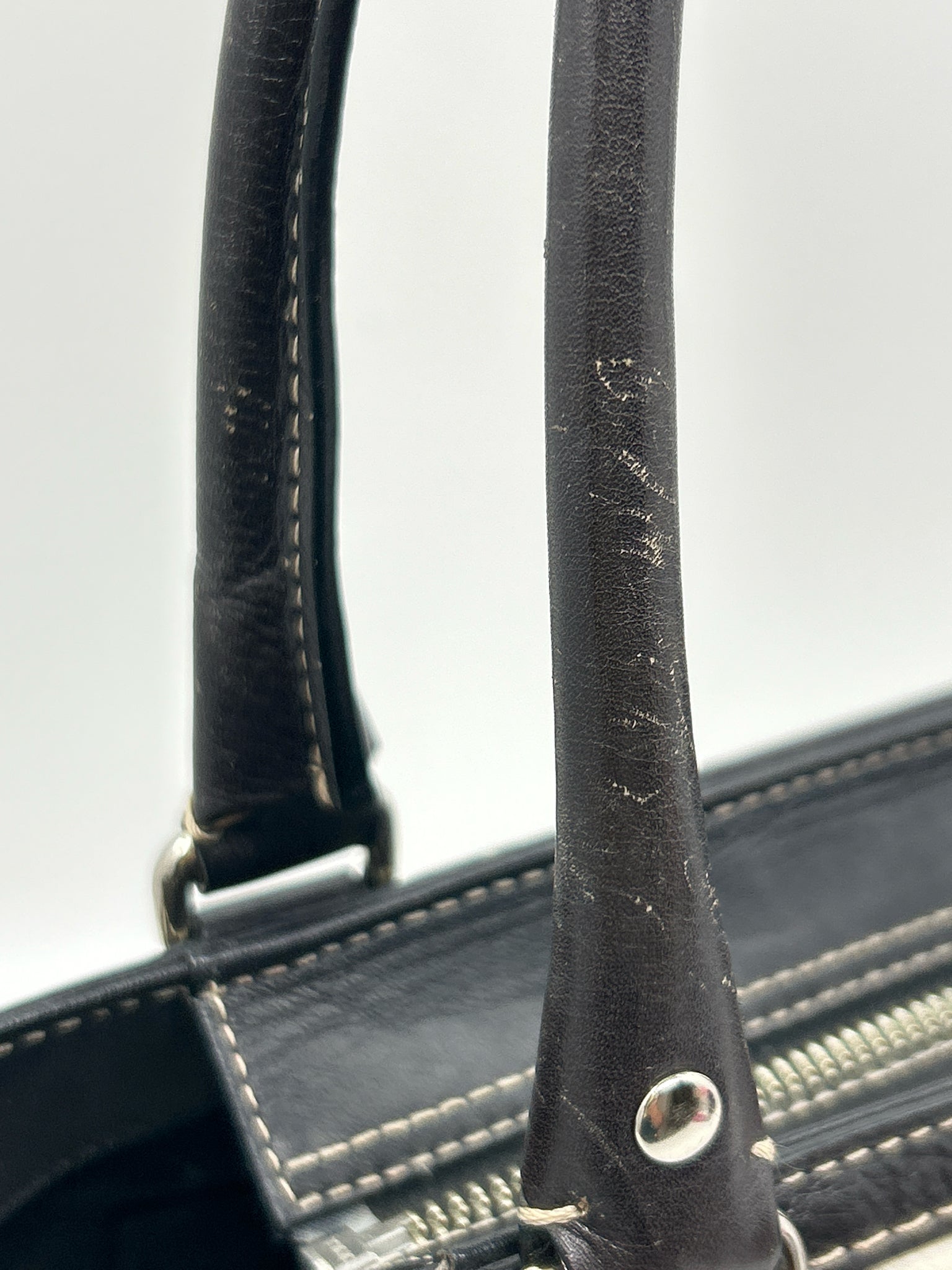 Coach Bone White Women Tote