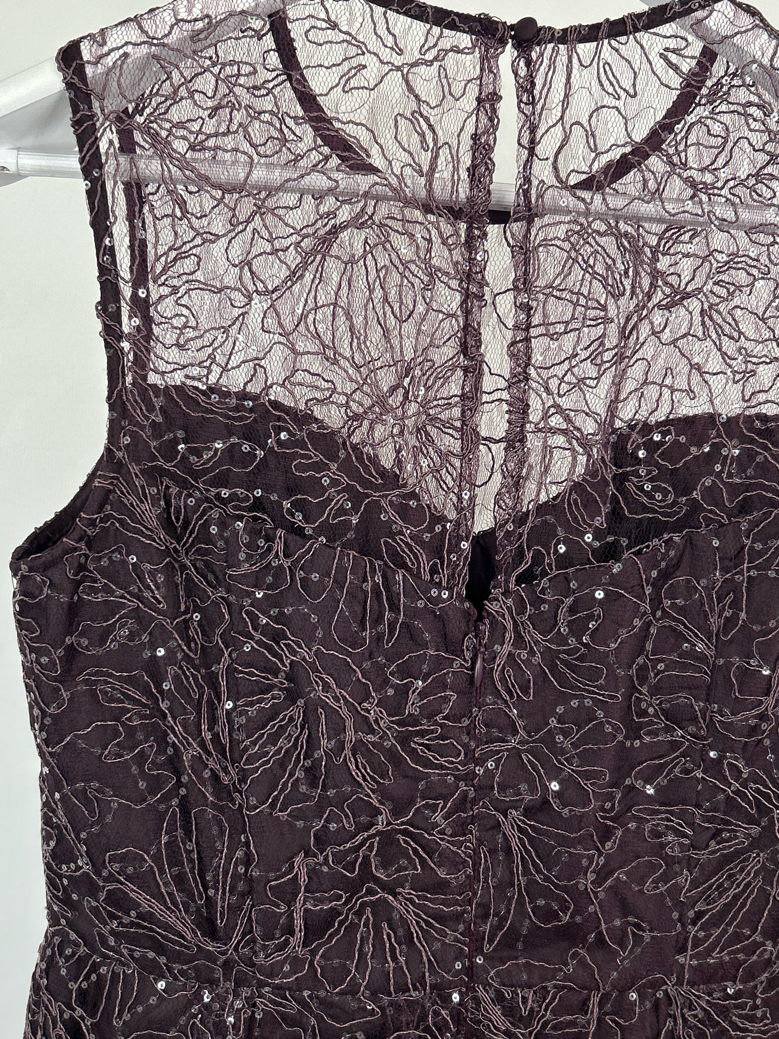 DONNA KARAN Size 8 Plum Women Dress NWT