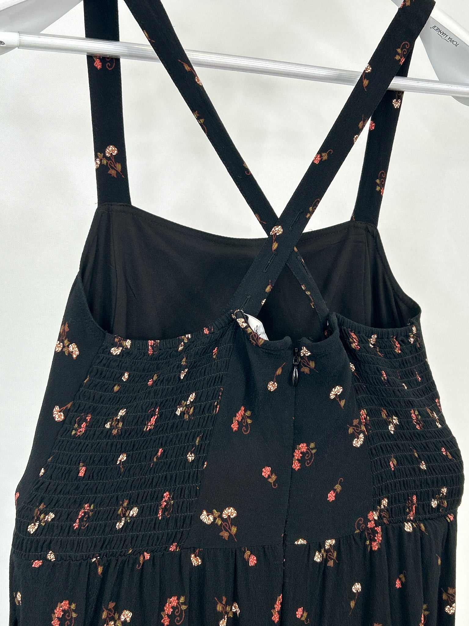 MADEWELL Size 0 Black Floral Women Jumpsuit