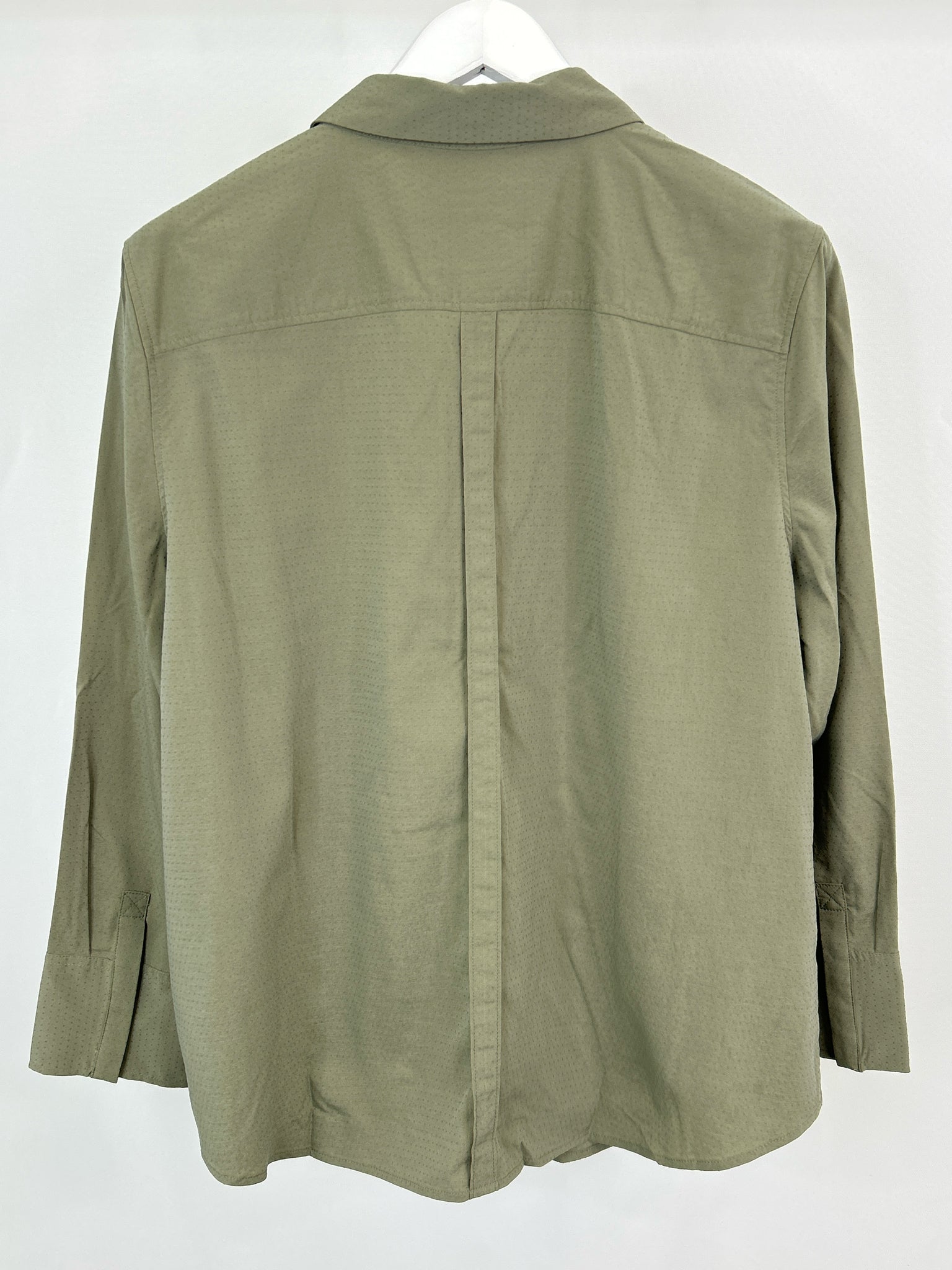 CHICO'S Size 16/18P Green Women Shirt NWT