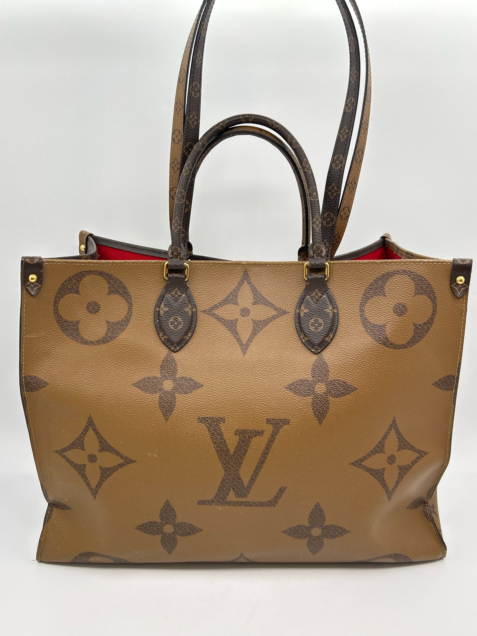 LOUIS VUITTON BROWN MONOGRAM Women Tote
