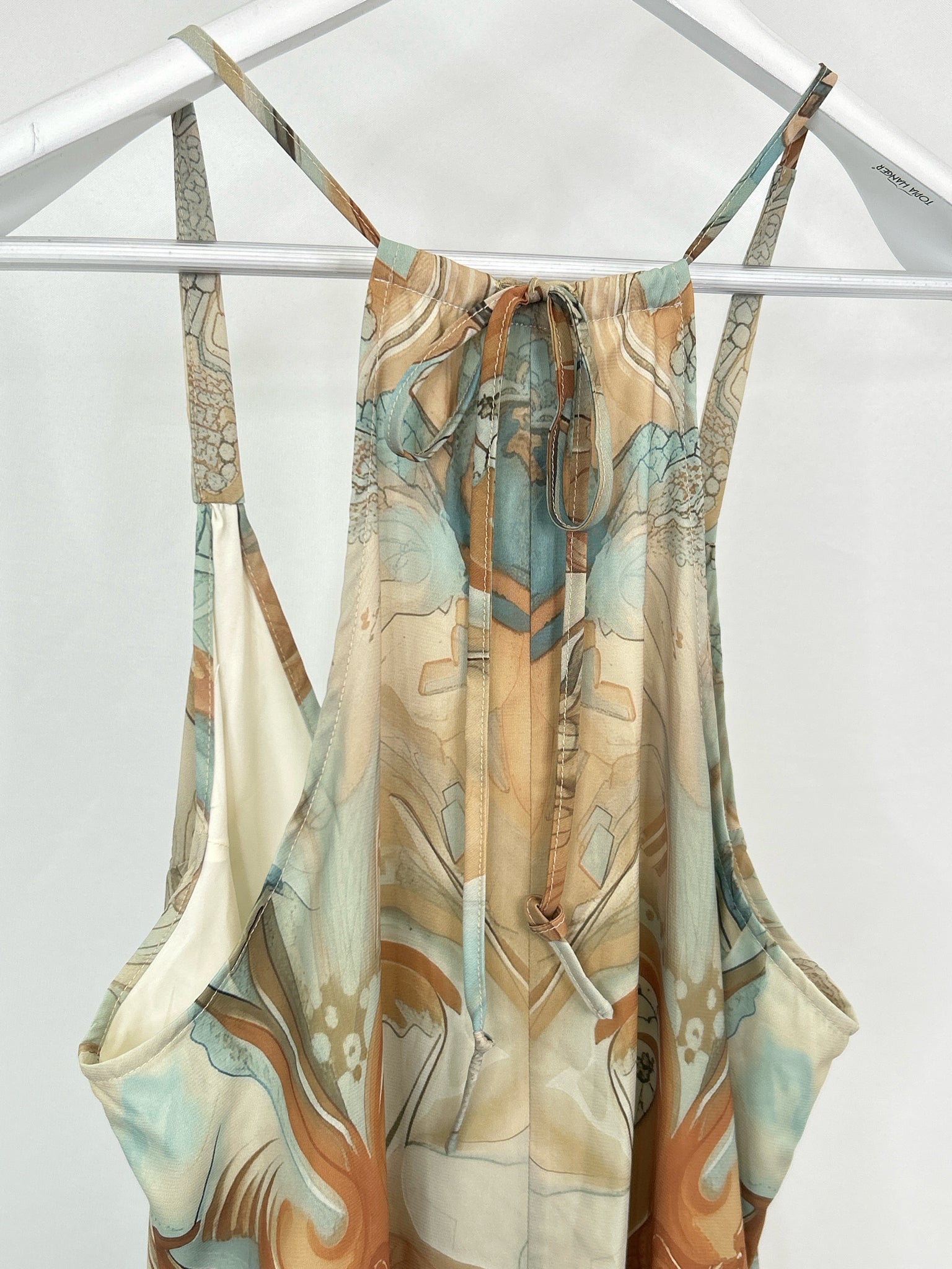 Oyrosy Size M TEAL AND BROWN Women Jumpsuit