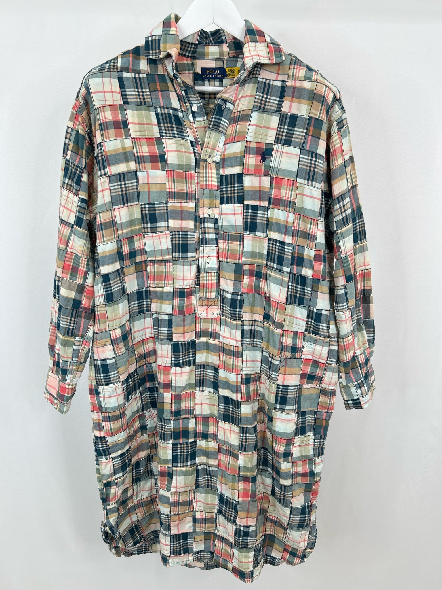 POLO Ralph Lauren Size XL TEAL AND CORAL Women Dress