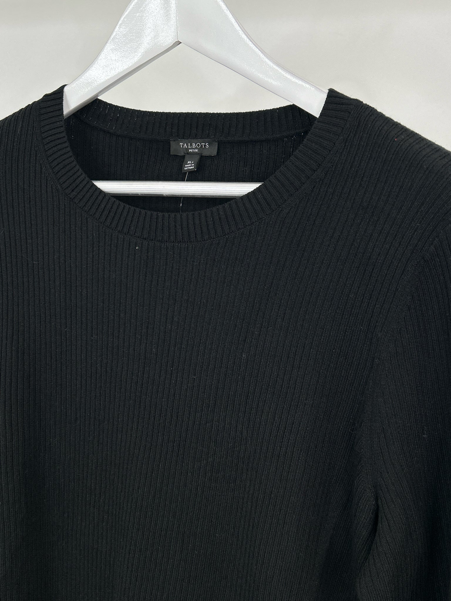 TALBOTS NWT Size PXL Black Women Sweater NWT