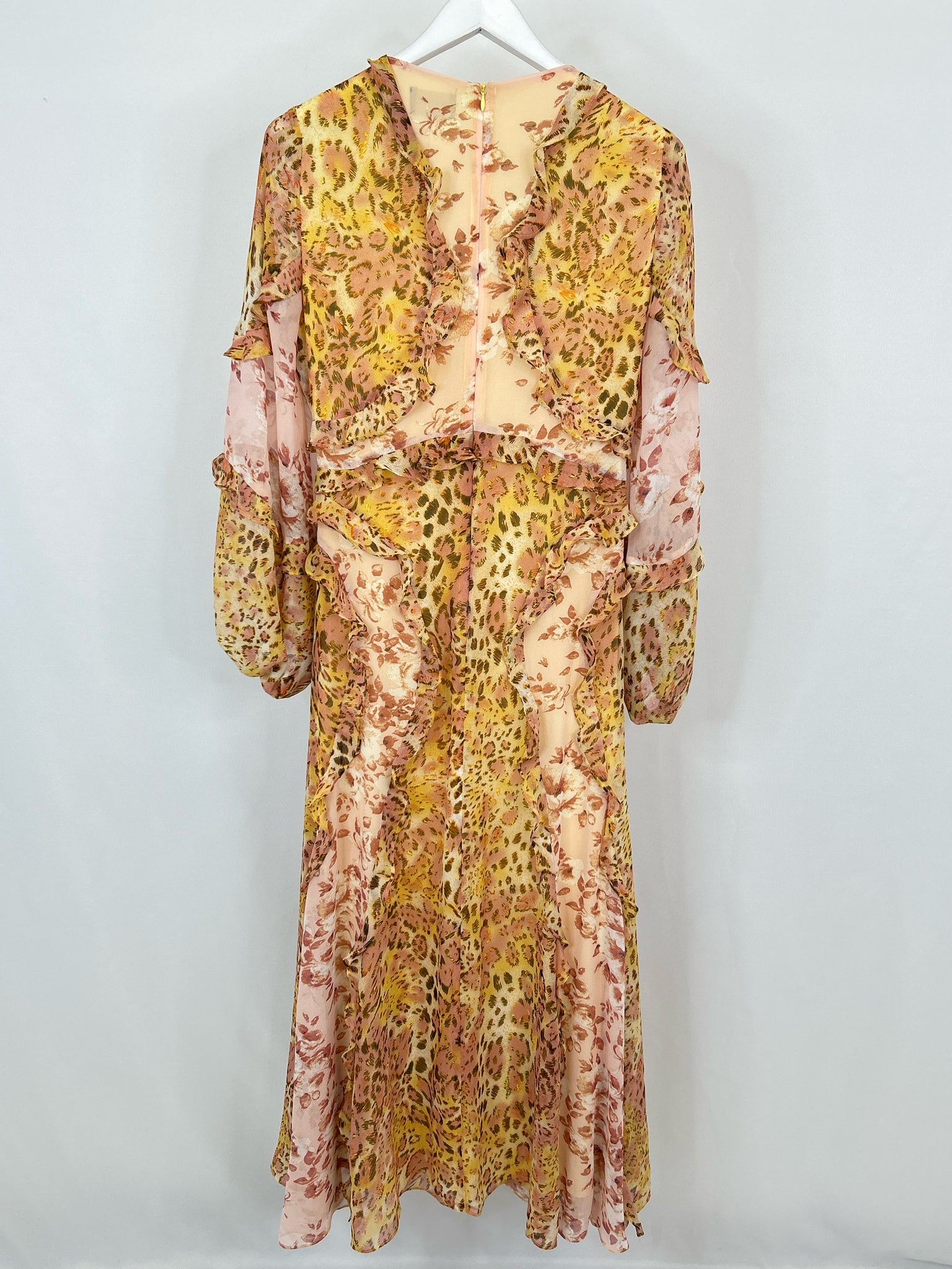 BARDOT Size 8M YELLOW AND PINK Women Dress