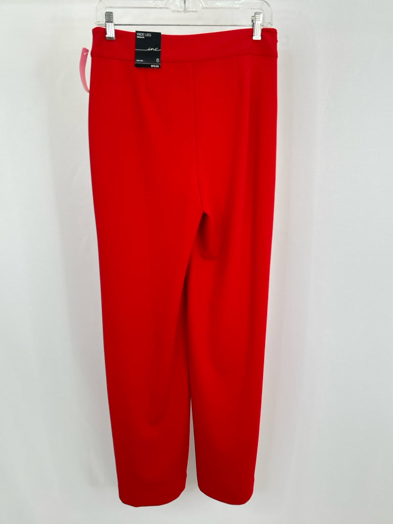 INC Women Size 6 Red Pants NWT