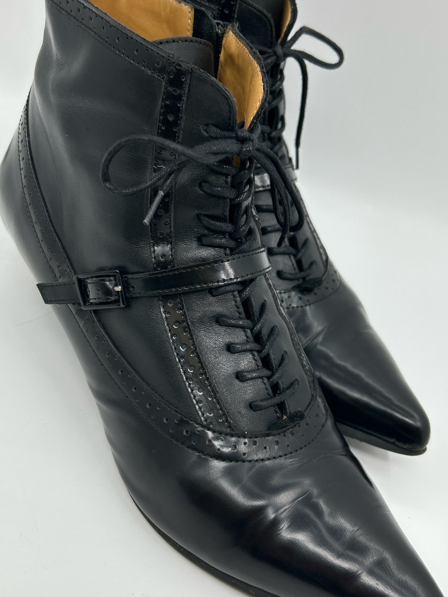 JOHN FLUEVOG Size 11 Black Women Booties