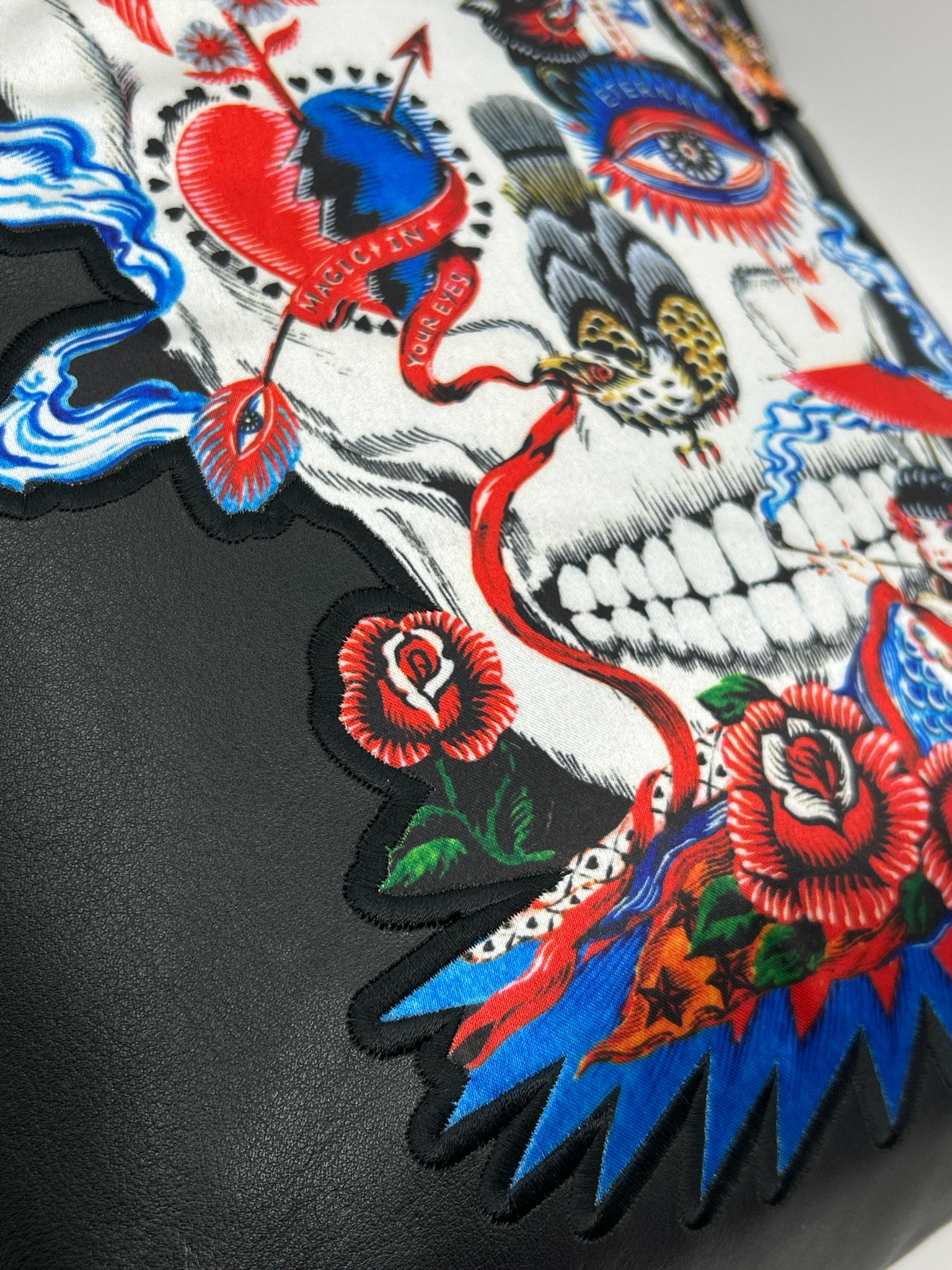 ED HARDY Black Women Tote