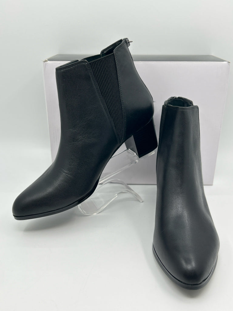 ALFANI Women Size 10M Black Vitaa V-Gore Booties NIB