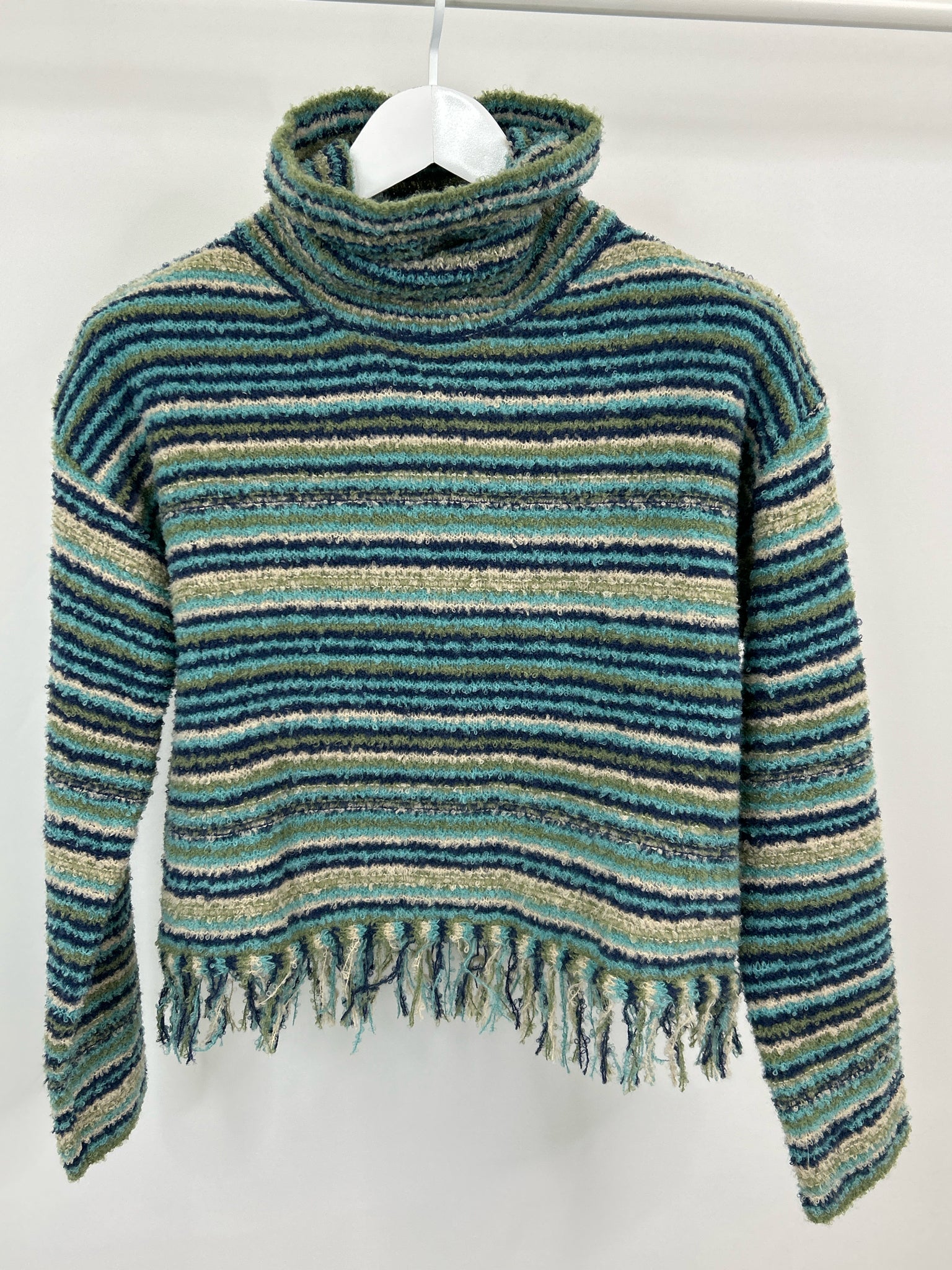 HEM & THREAD Size S BLUE AND GREEN Women 2-Piece w/skirt