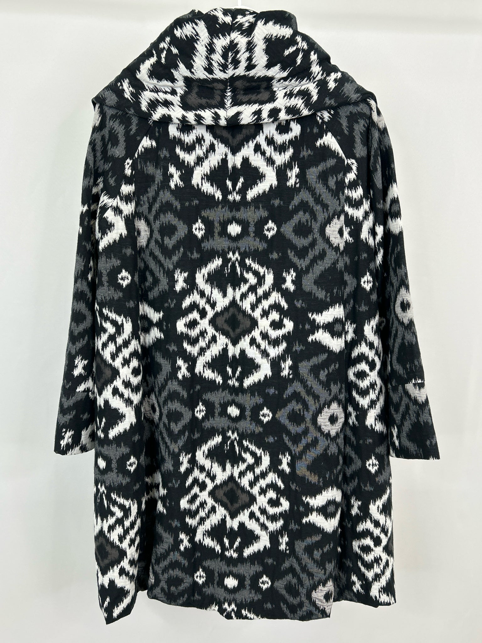 LAFAYETTE 148 Size 10 Black Print Women Jacket