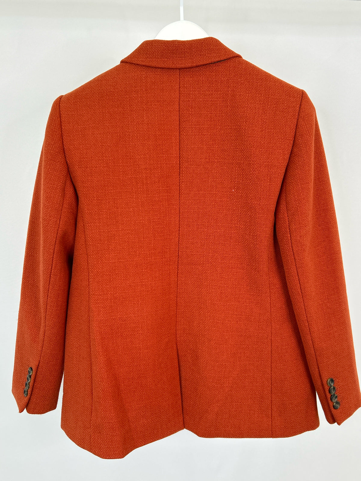 ANN TAYLOR Size 10P Burnt Orange Women Blazer