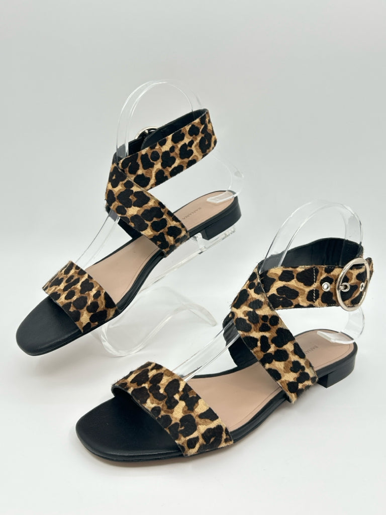 BANANA REPUBLIC Size 6.5M Animal Print Sandal NWOB