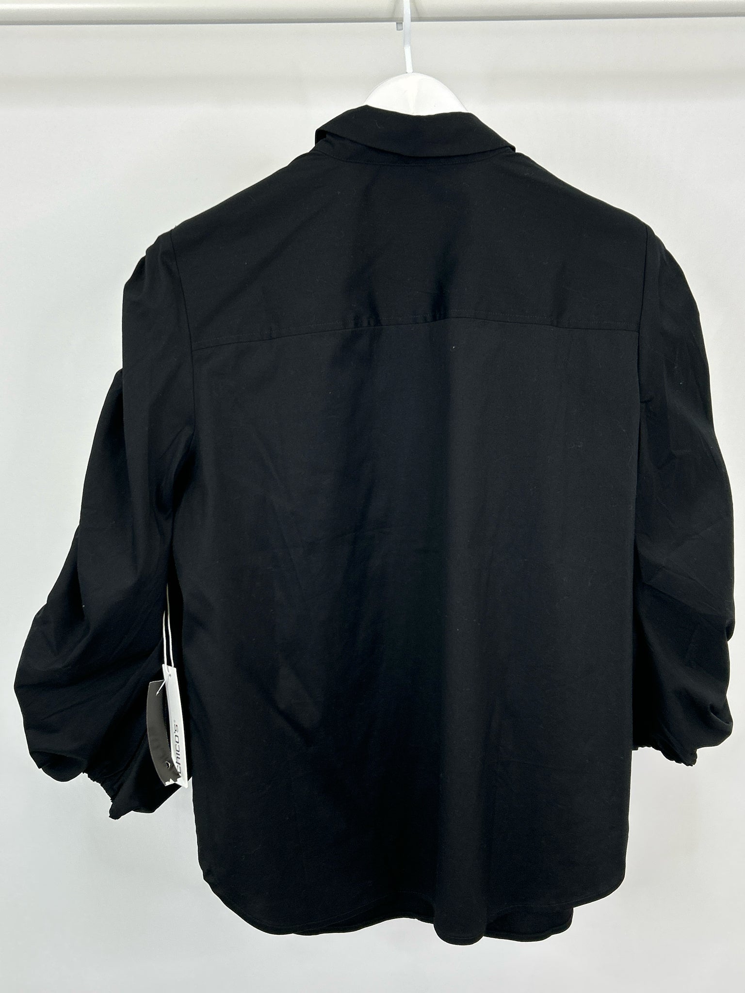 CHICO'S Size 12 Black Women Shirt