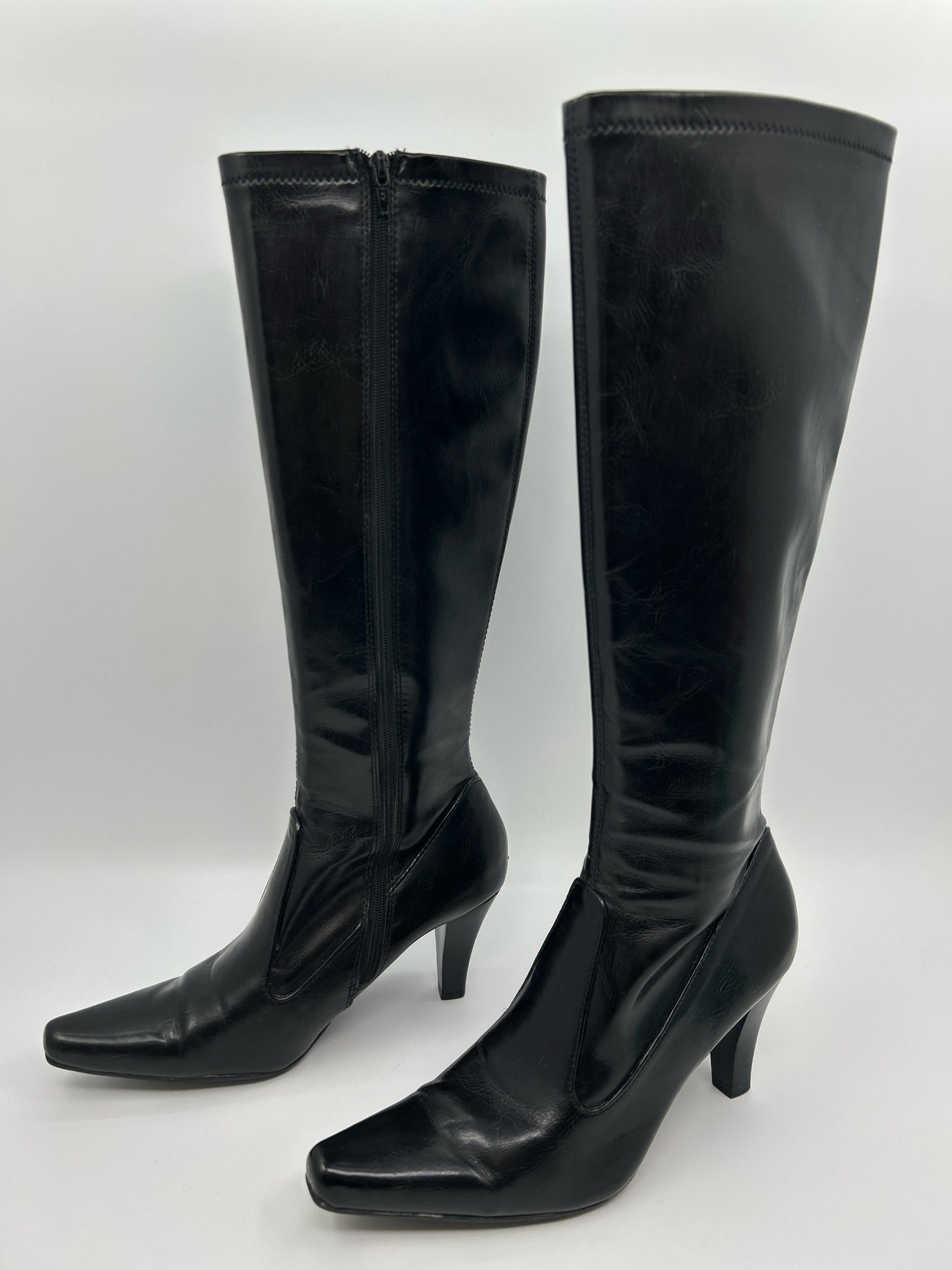 FRANCO SARTO Size 7.5M Black Women Boots