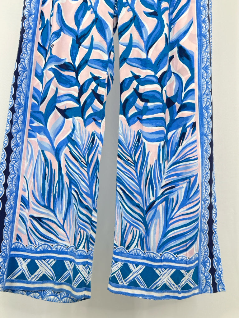 LILLY PULITZER Size XL Blue Print Women's Pants