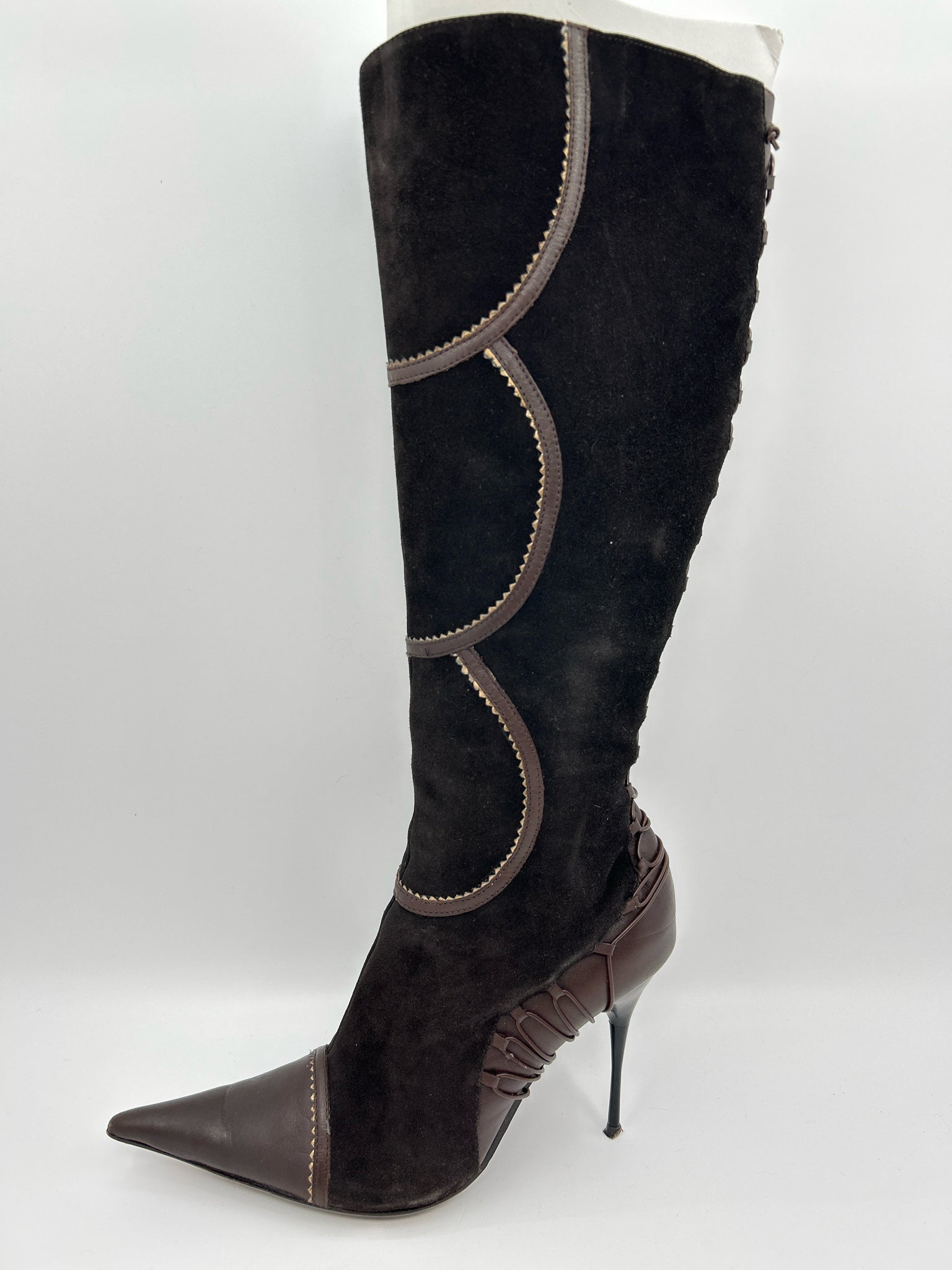 ALDO Size 41 DARK BROWN Women Booties