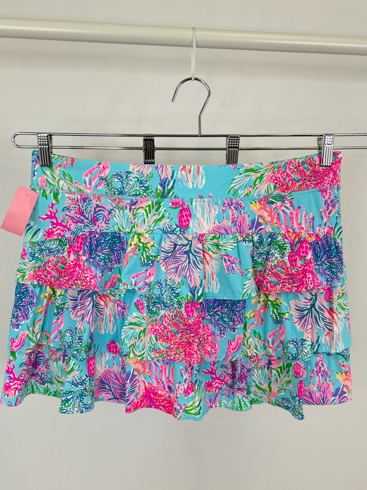 LILLY PULITZER Size XL Blue Print Women Skort