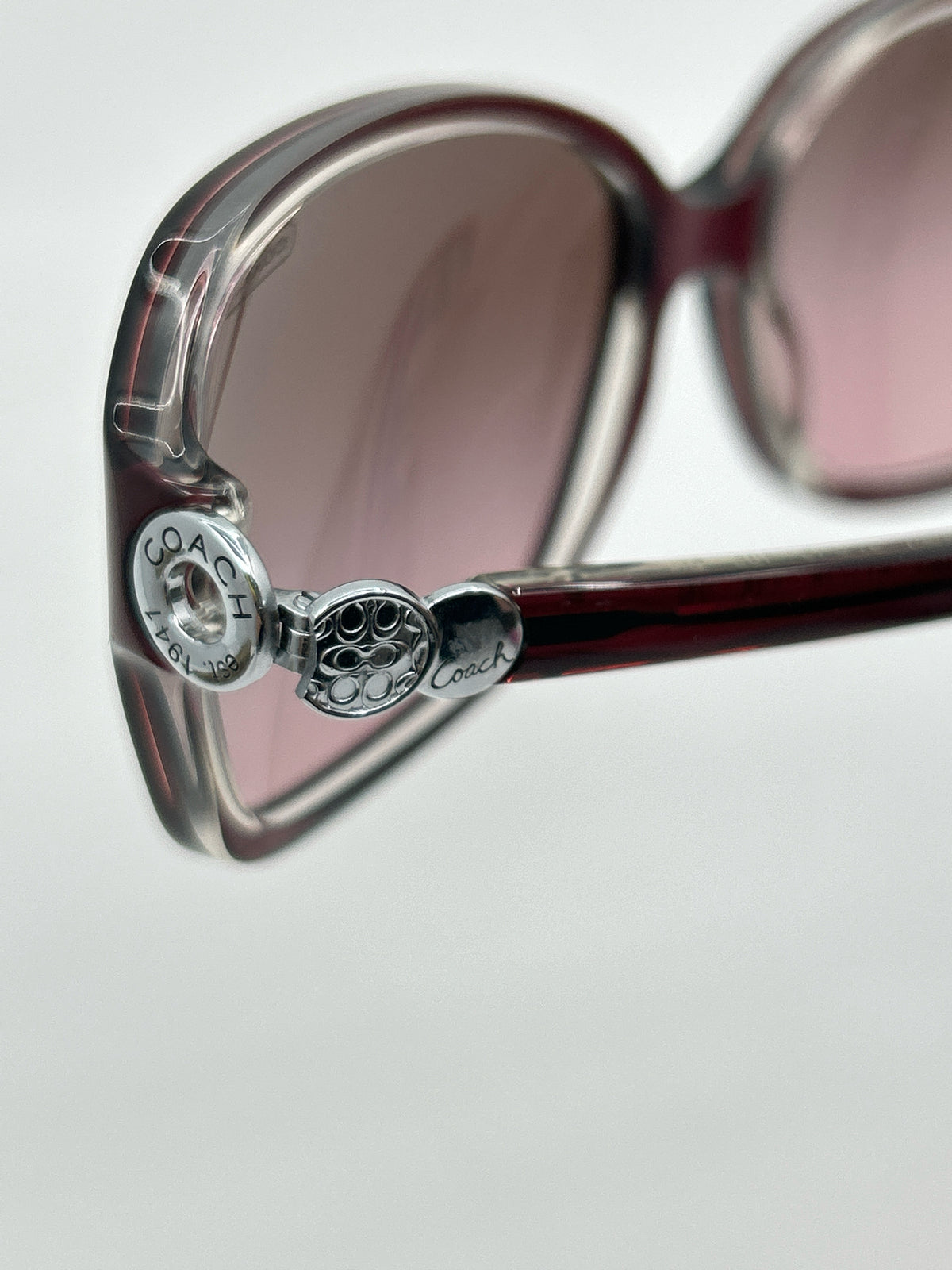 Coach Burgundy Sunglasses