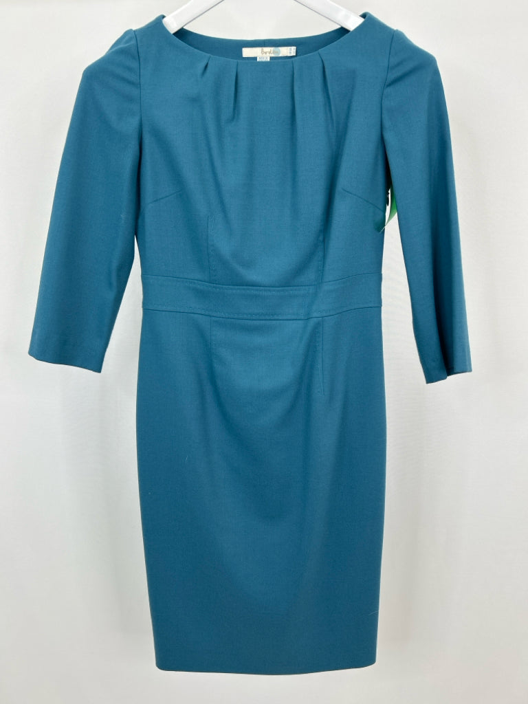 BODEN Women Size 2R Teal Dress