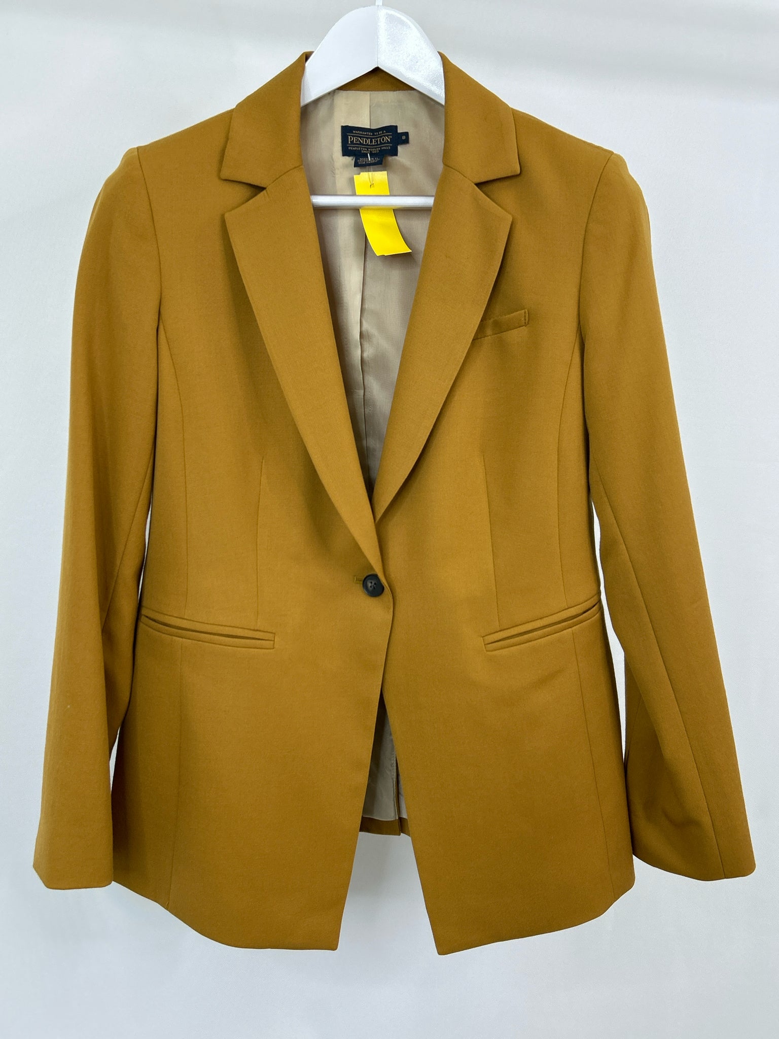 PENDLETON Size 8 Gold Women Blazer