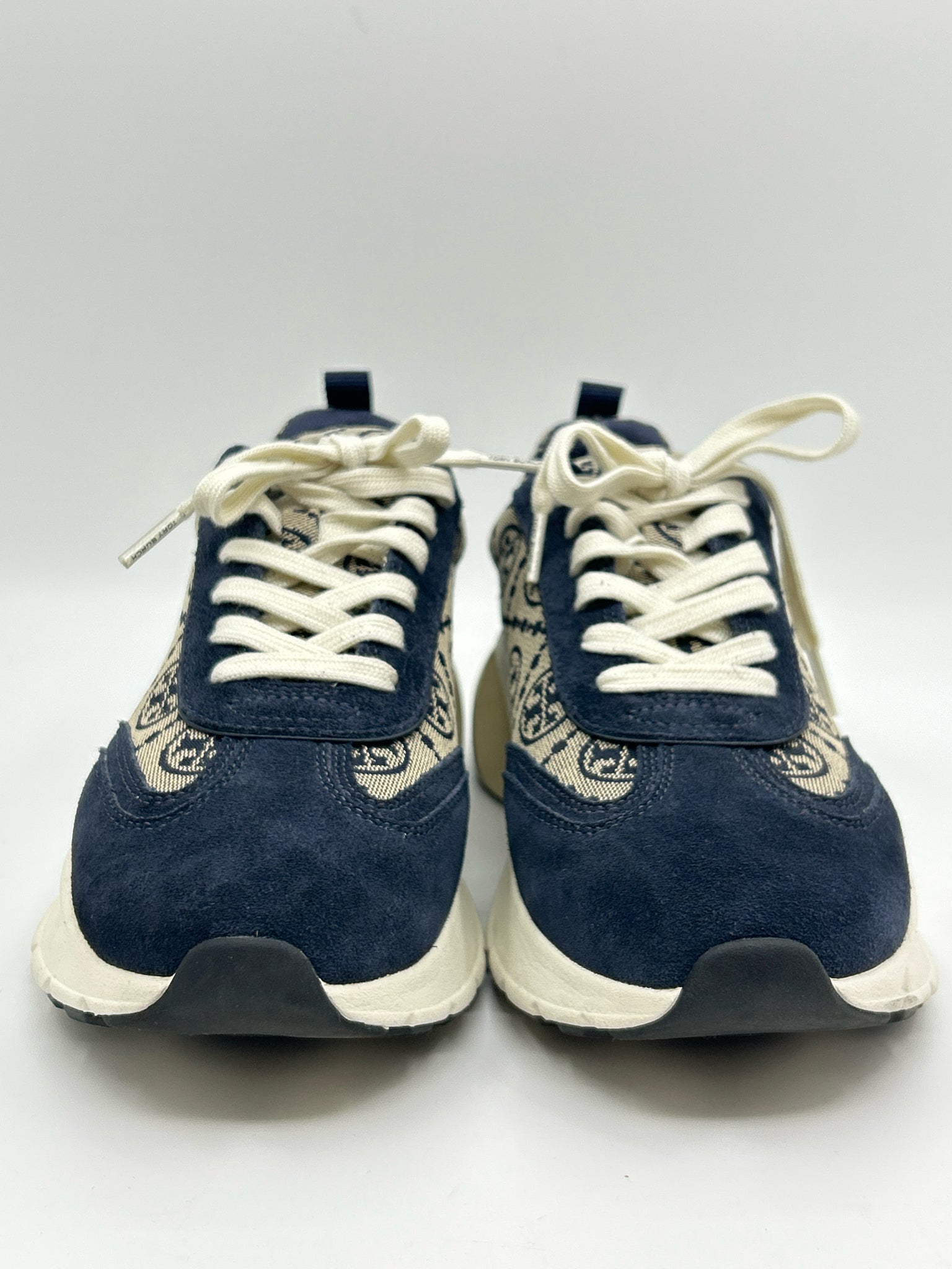 TORY BURCH Size 9.5 Navy Women Sneakers