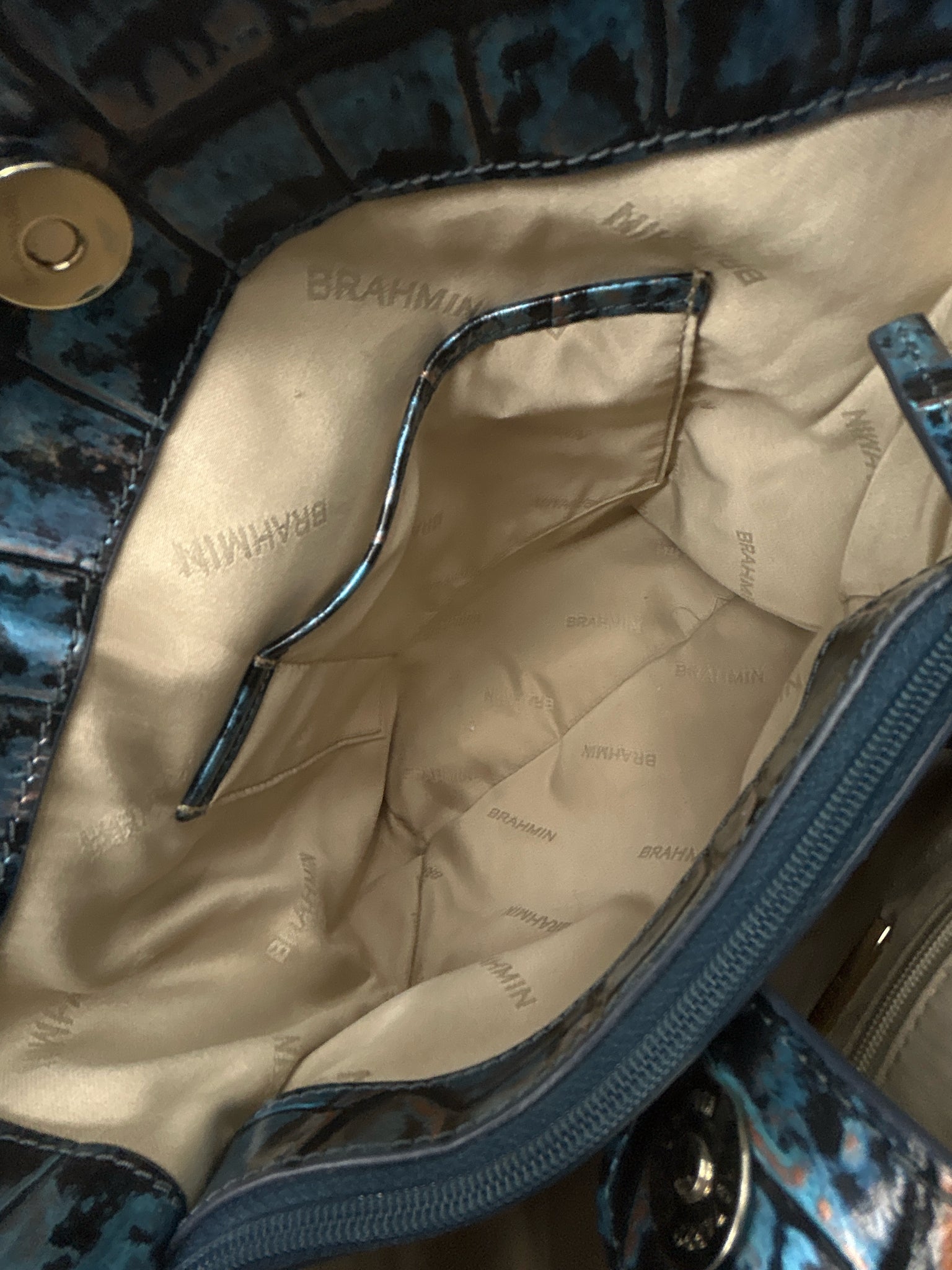 BRAHMIN BLUE AND GREEN Women Purse